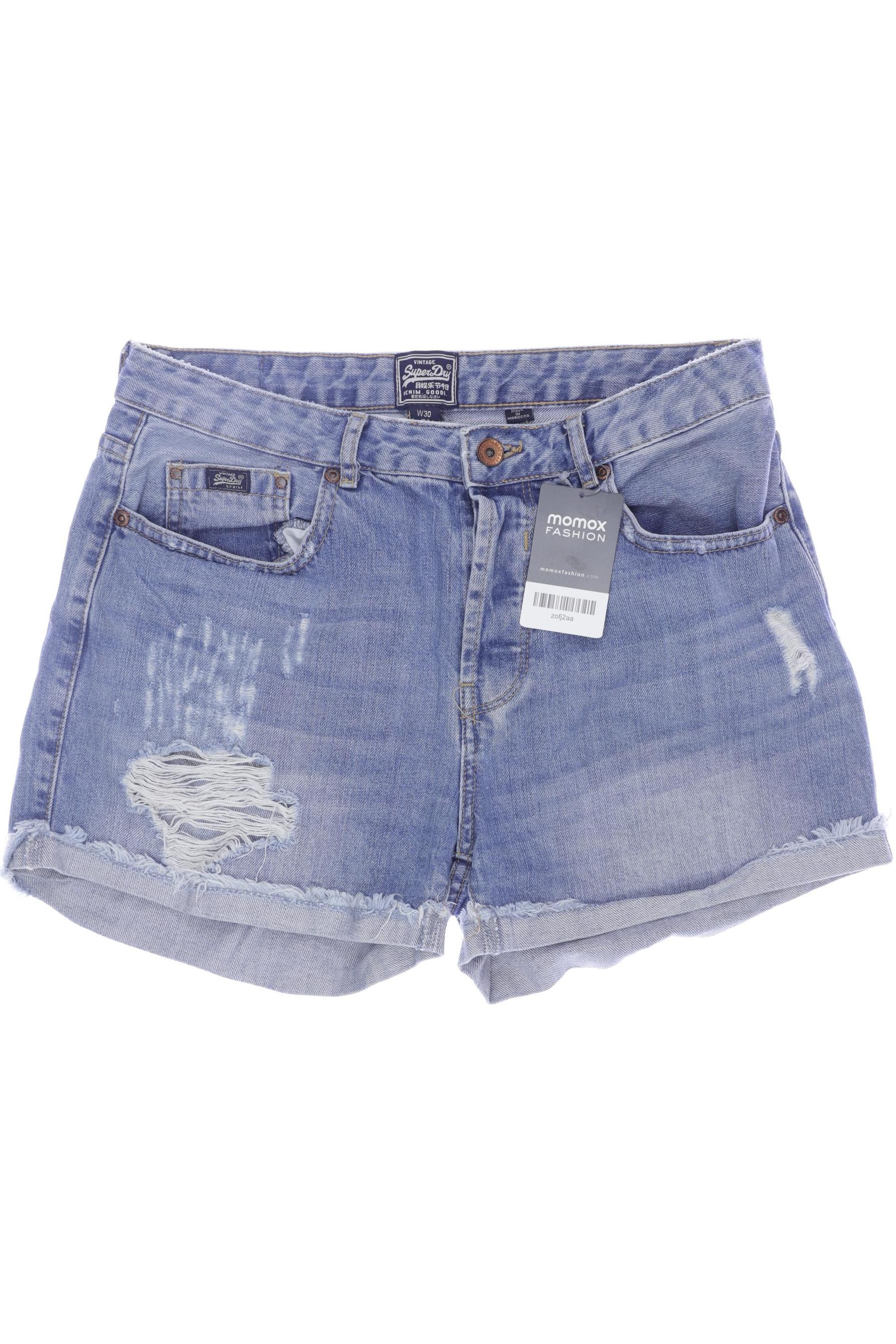 

Superdry Damen Shorts, blau, Gr. 30