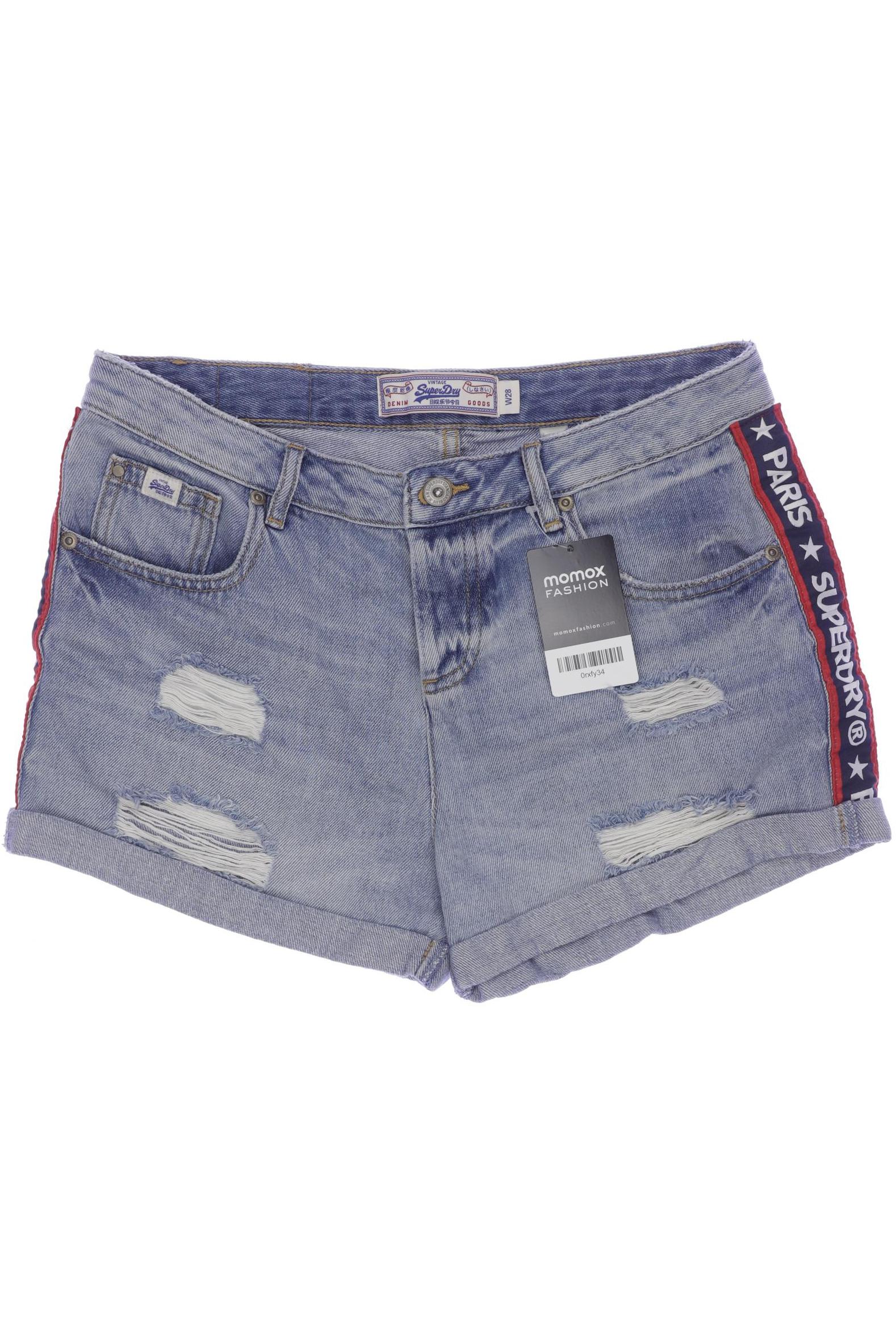 

Superdry Damen Shorts, blau, Gr. 28