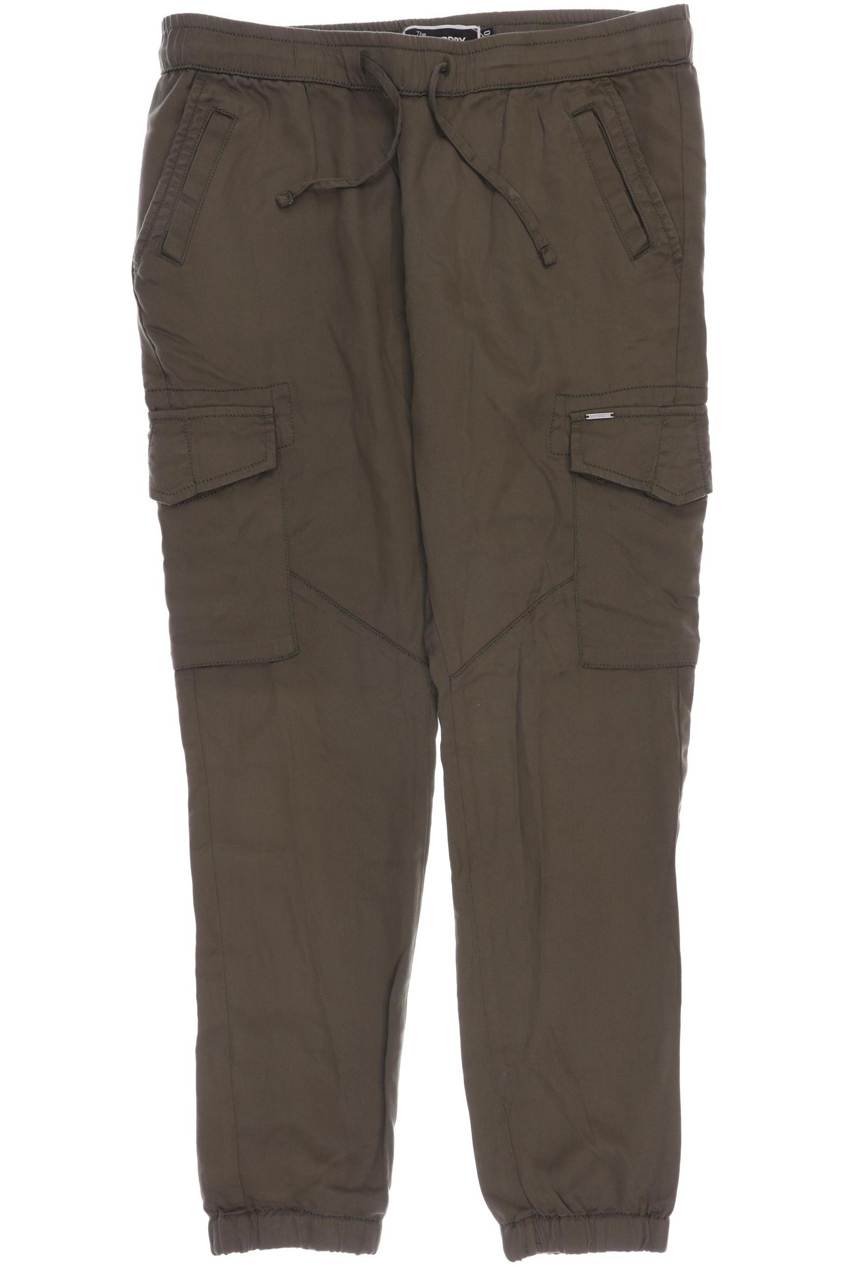 

Superdry Damen Stoffhose, grün, Gr. 30