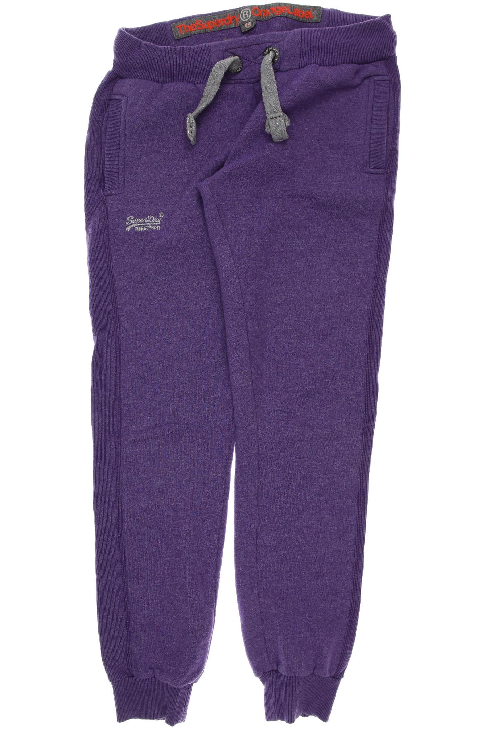 

Superdry Damen Stoffhose, flieder, Gr.