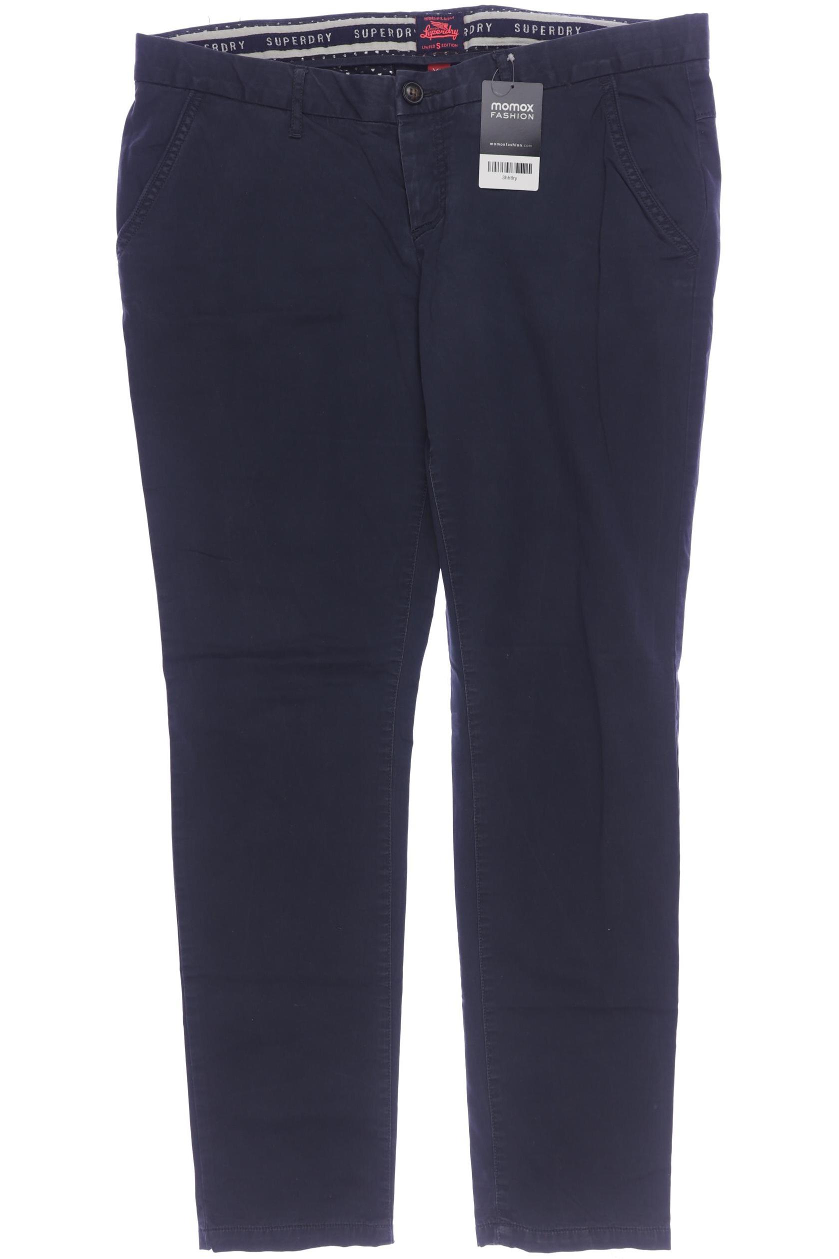 

Superdry Damen Stoffhose, marineblau, Gr. 0