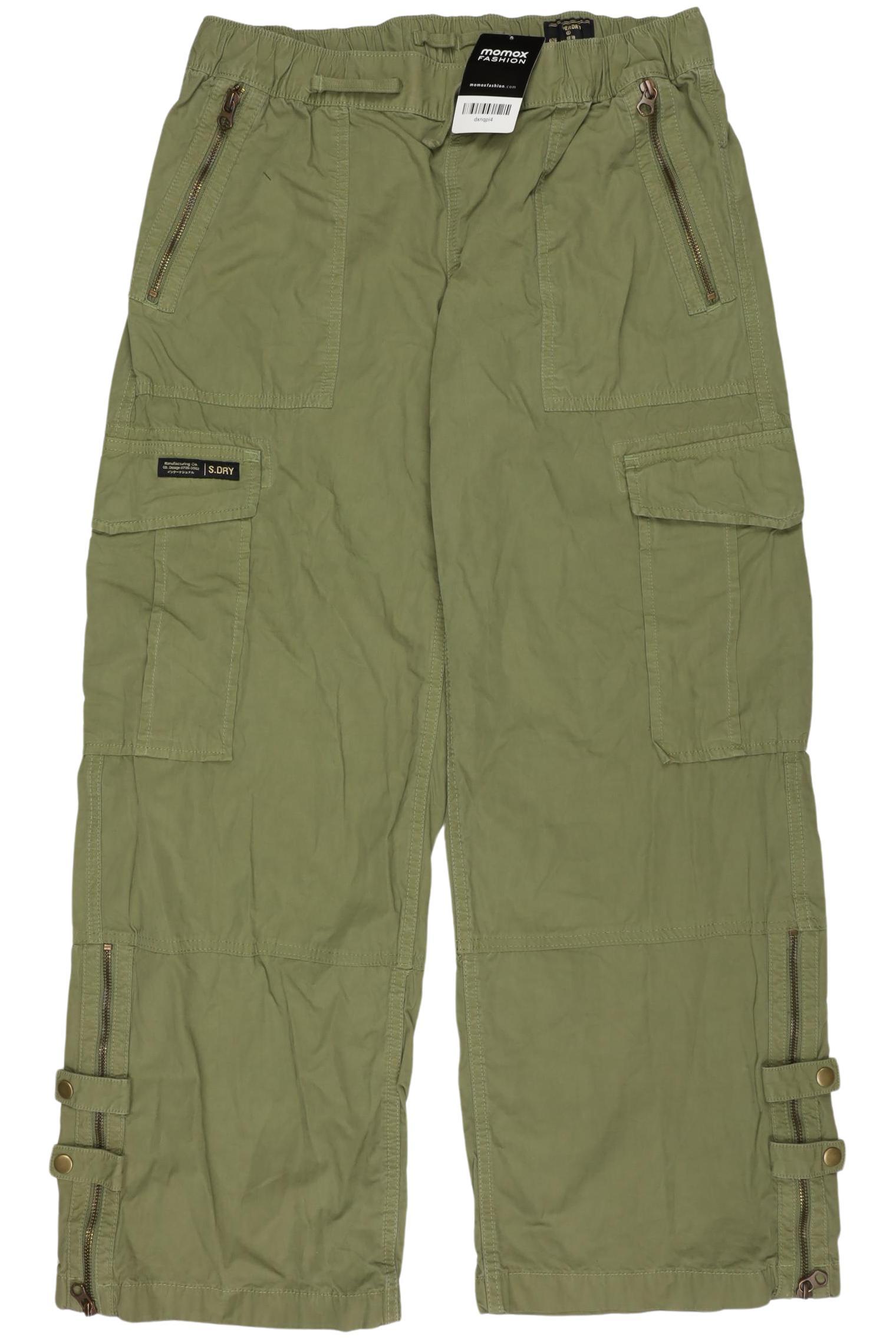 

Superdry Damen Stoffhose, grün, Gr. 28