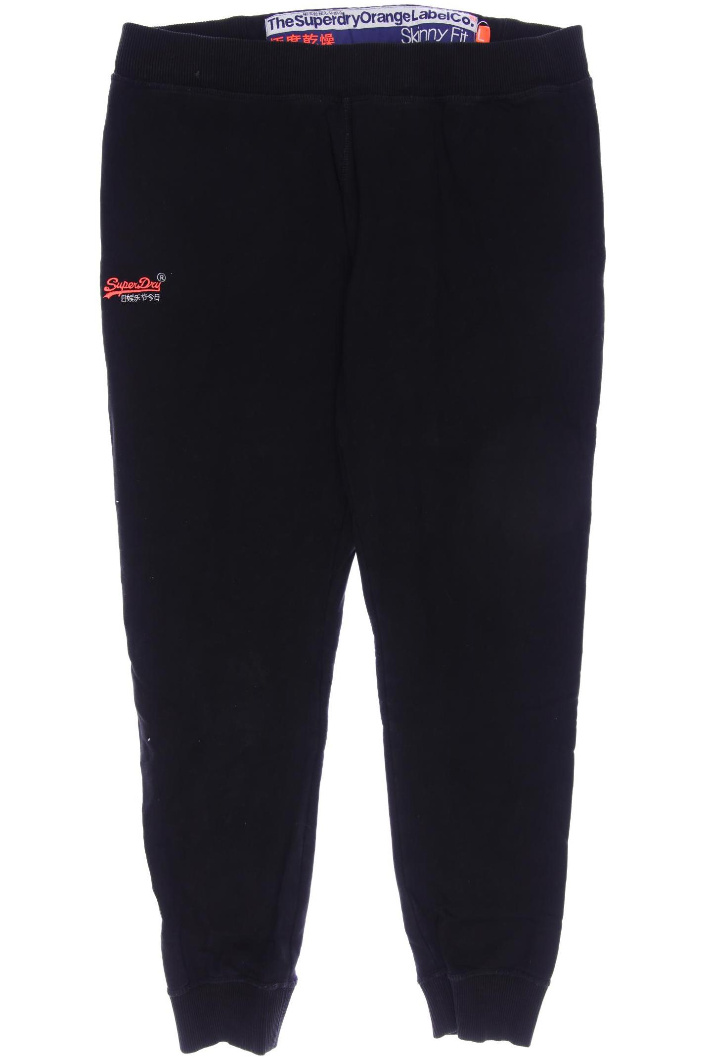 

Superdry Damen Stoffhose, schwarz, Gr. 0