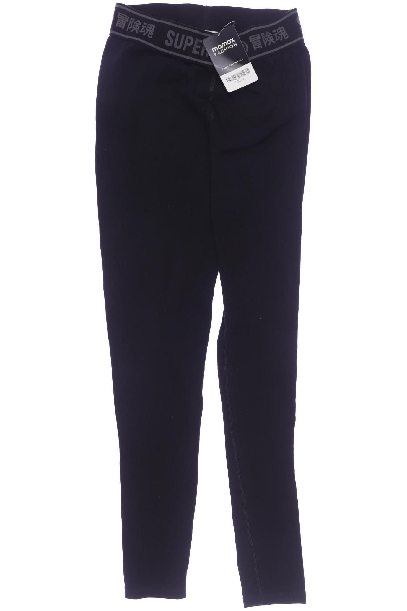 

Superdry Damen Stoffhose, schwarz, Gr. 36