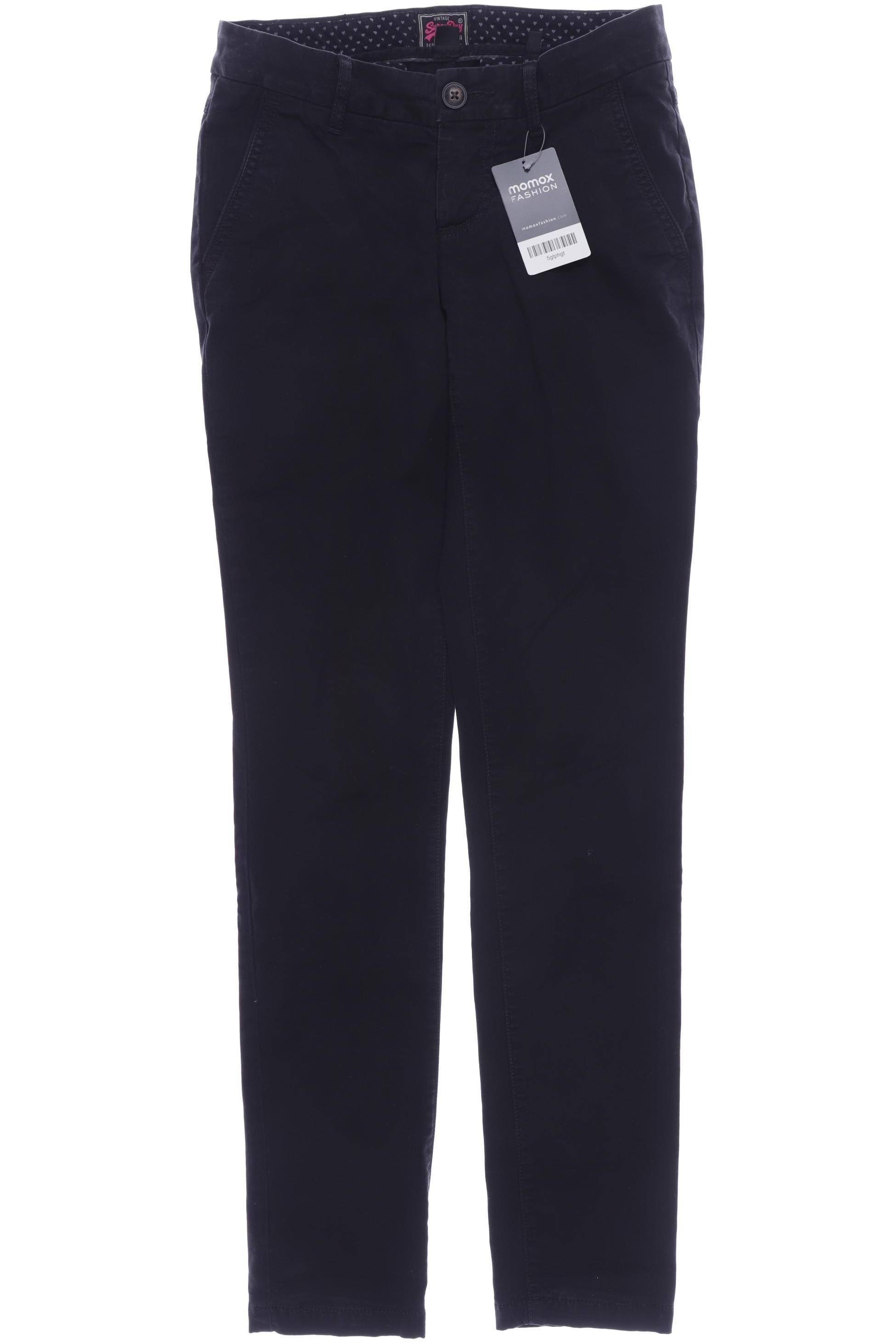 

Superdry Damen Stoffhose, schwarz