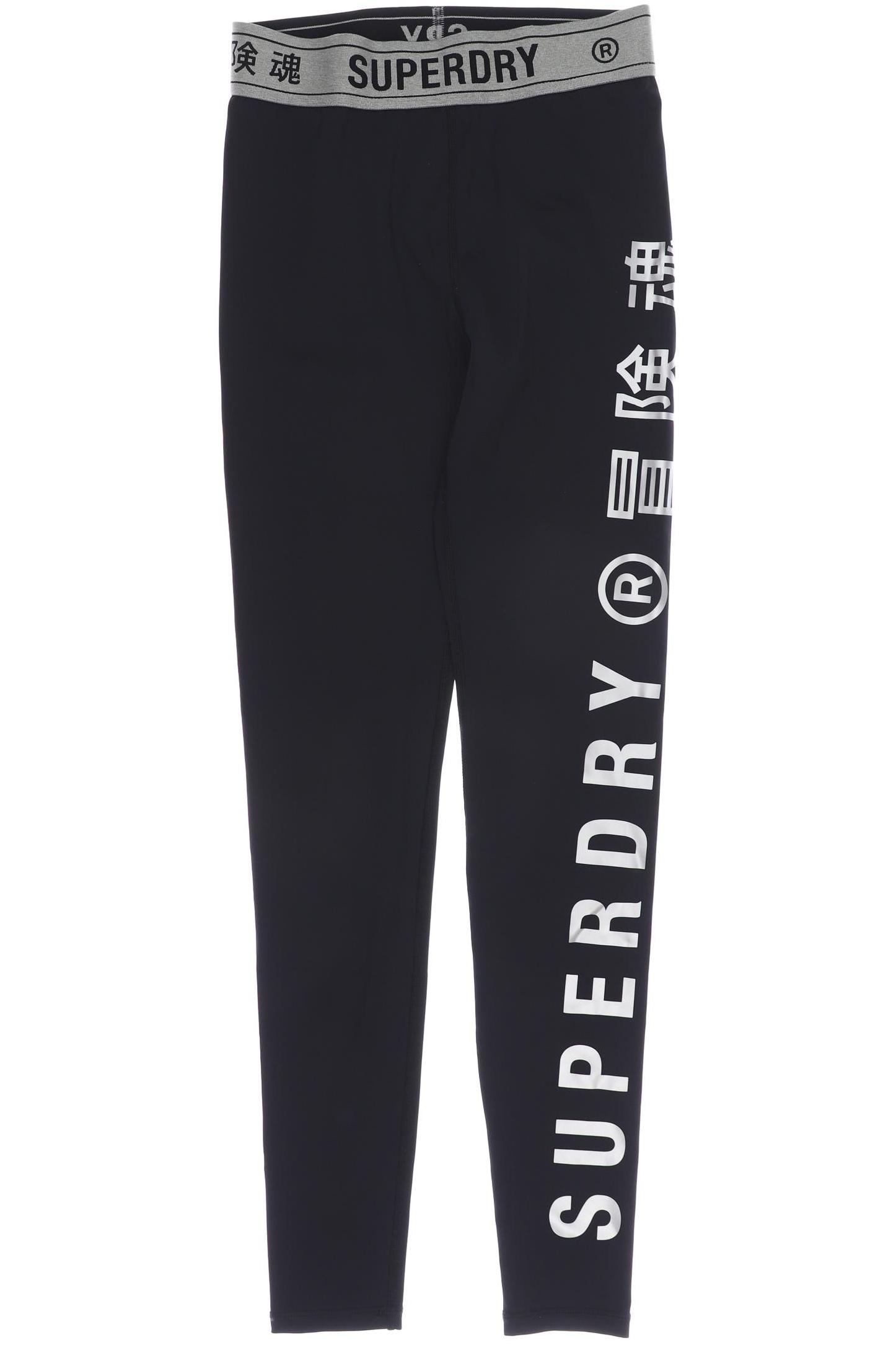 

Superdry Damen Stoffhose, schwarz