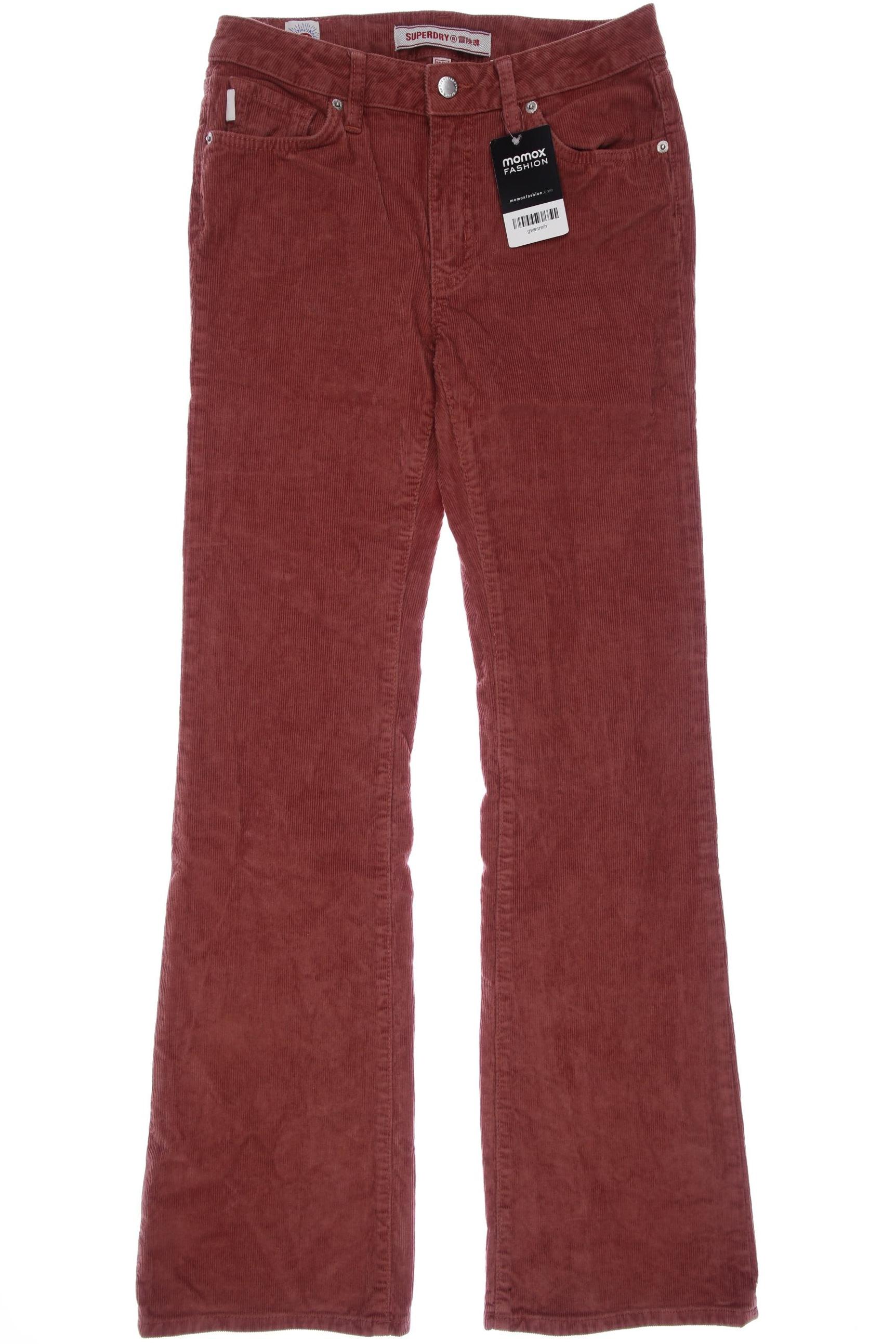 

Superdry Damen Stoffhose, rot, Gr. 28