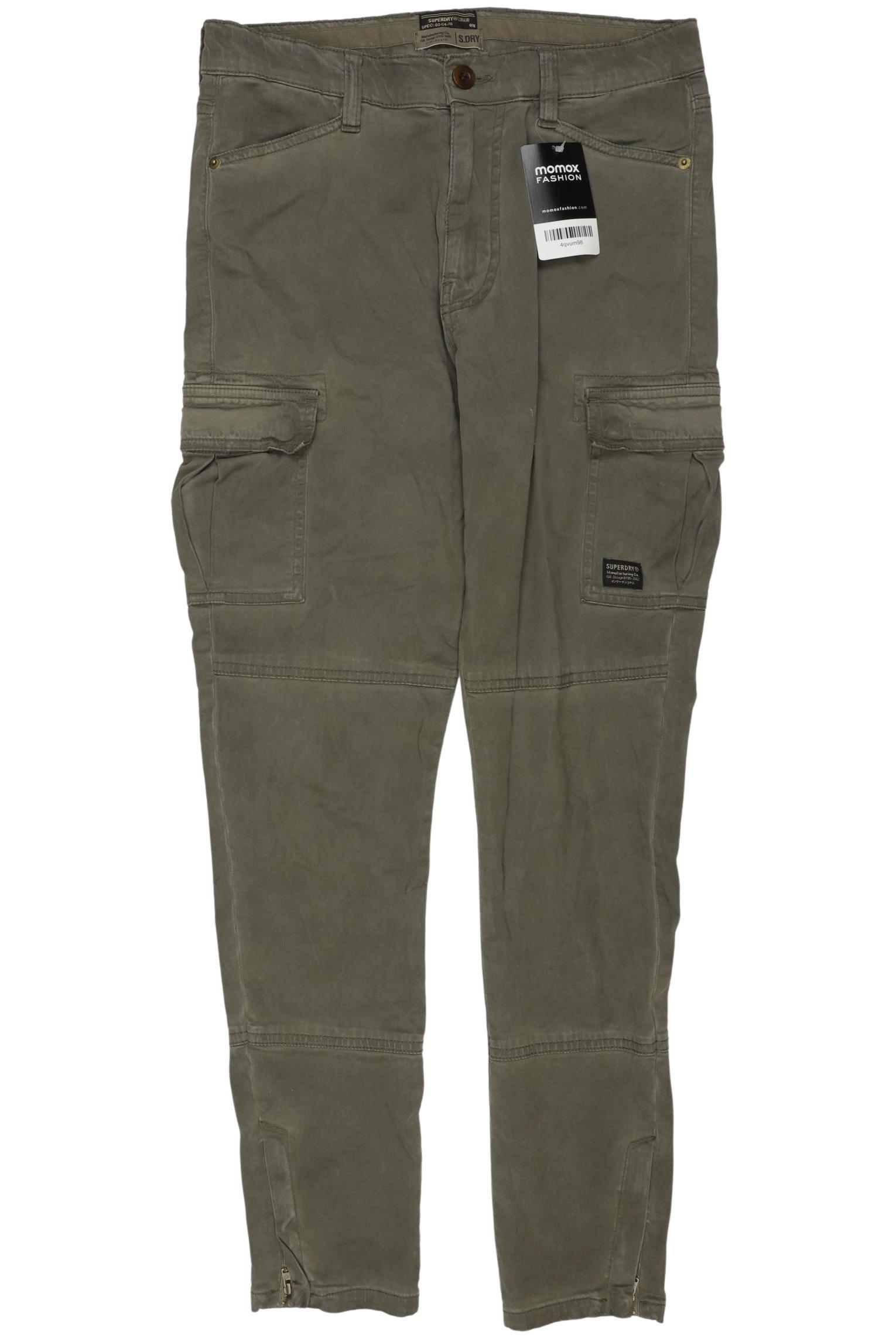 

Superdry Damen Stoffhose, grün, Gr. 28