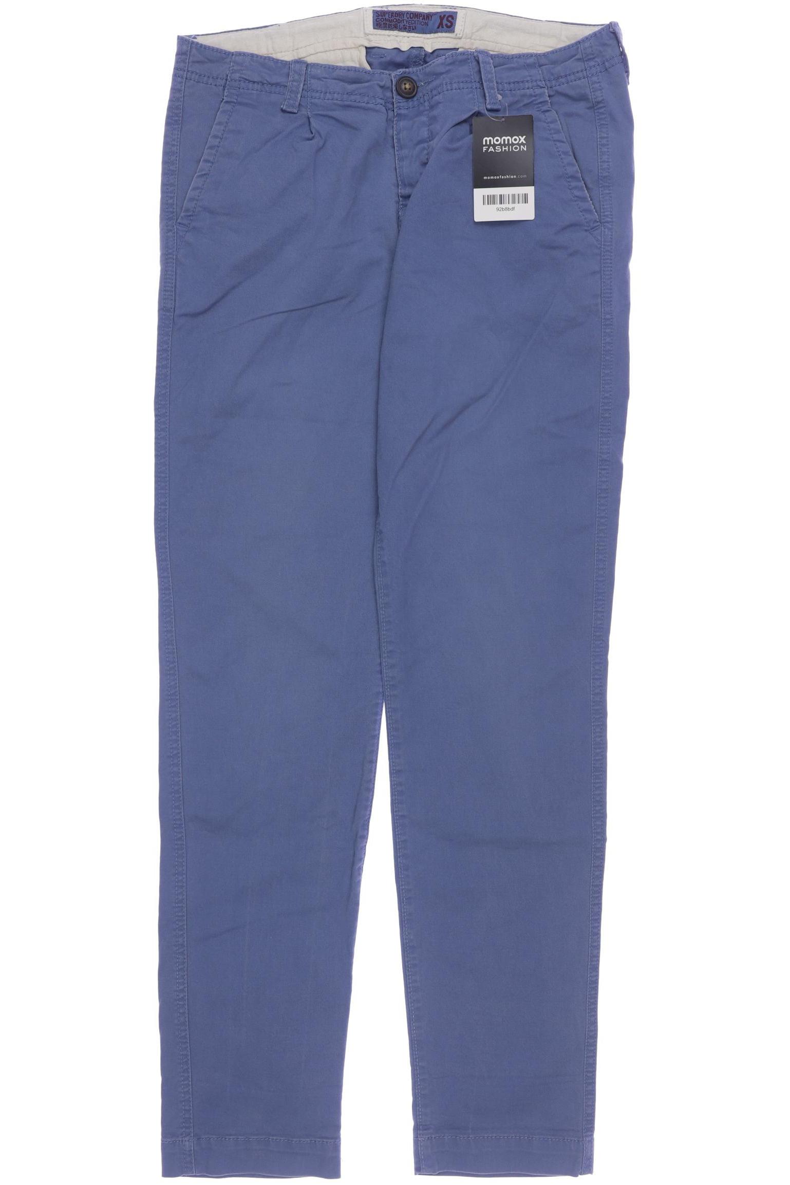 

Superdry Damen Stoffhose, blau, Gr. 0