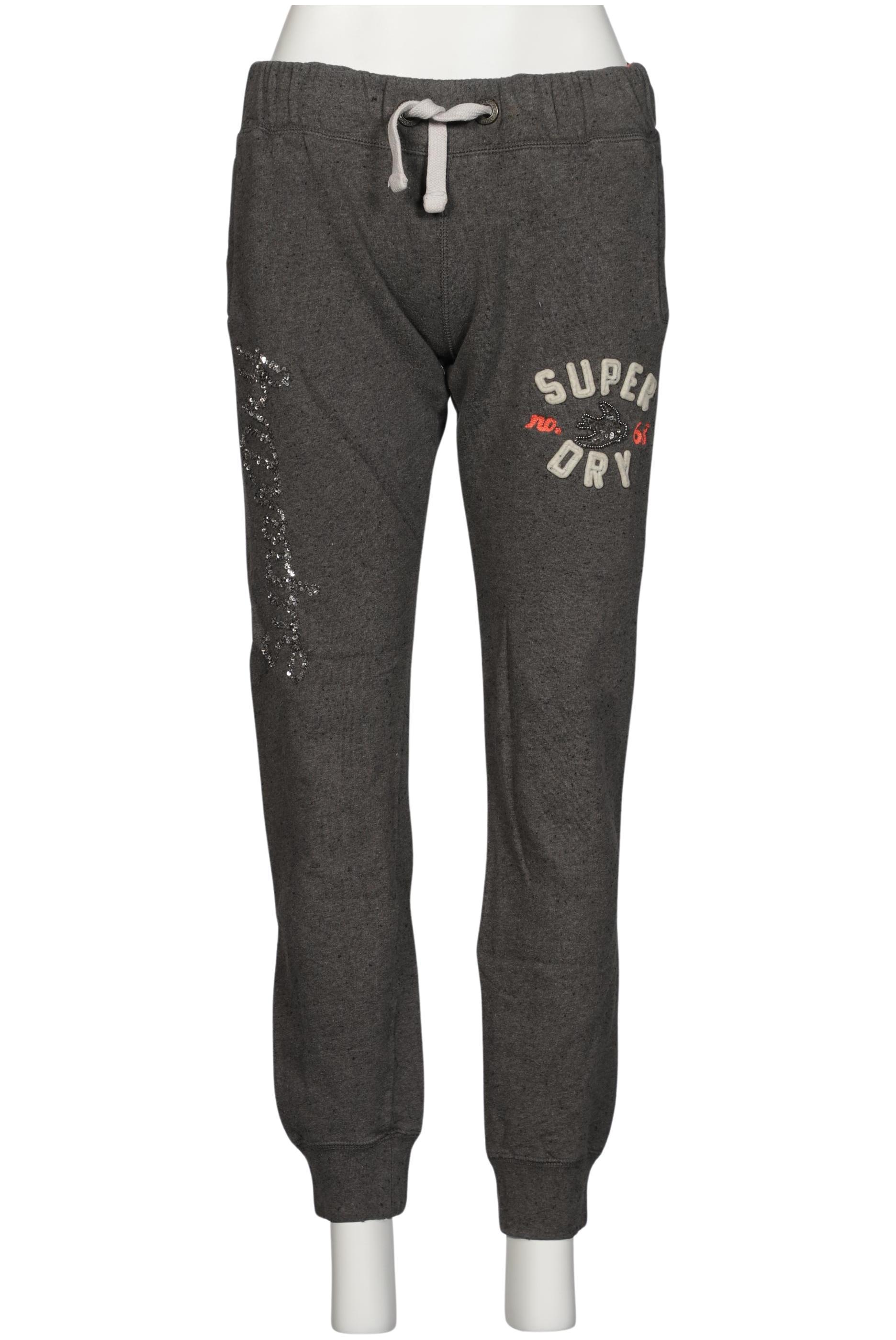 

Superdry Damen Stoffhose, grau, Gr. 0