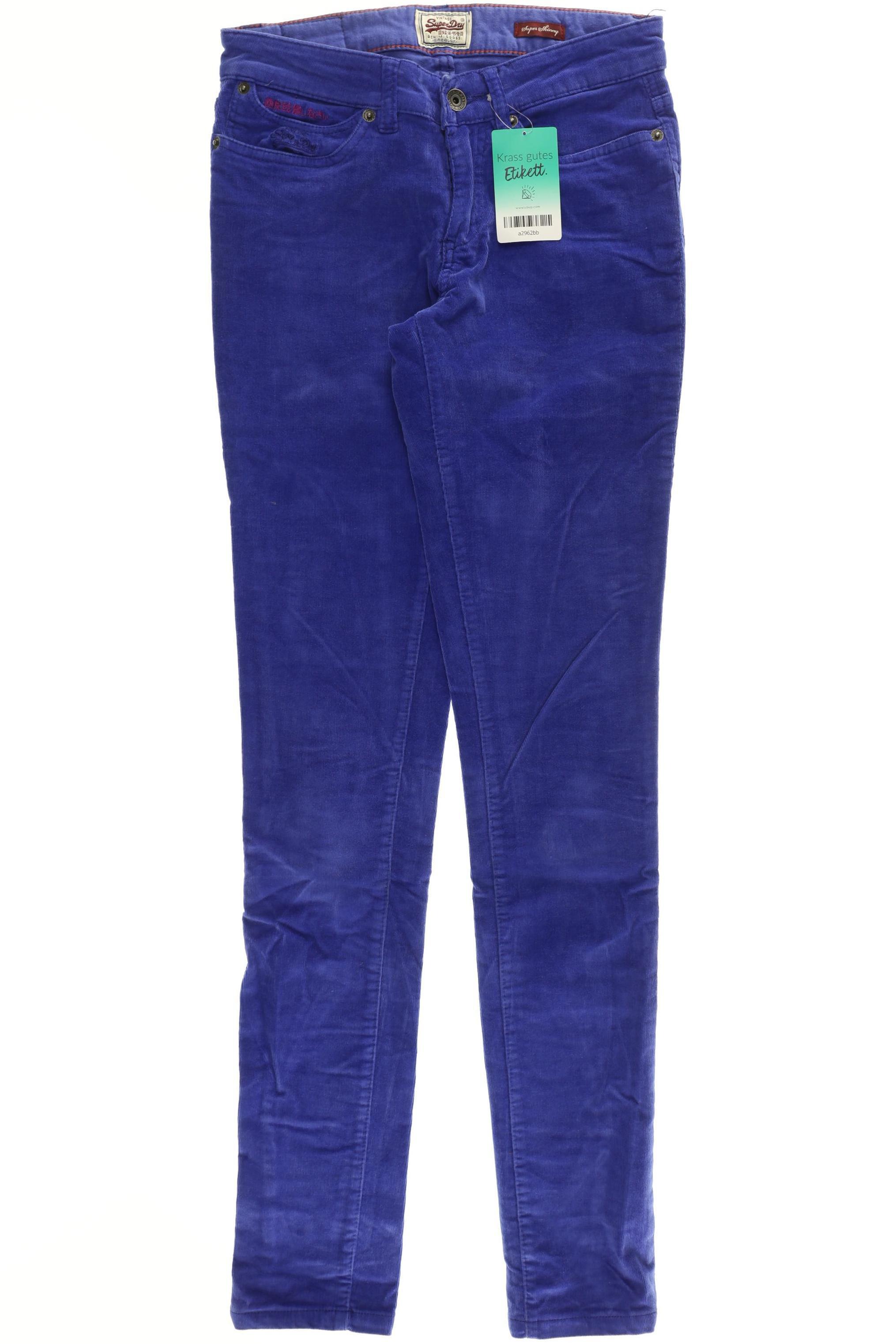 

Superdry Damen Stoffhose, blau, Gr. 26