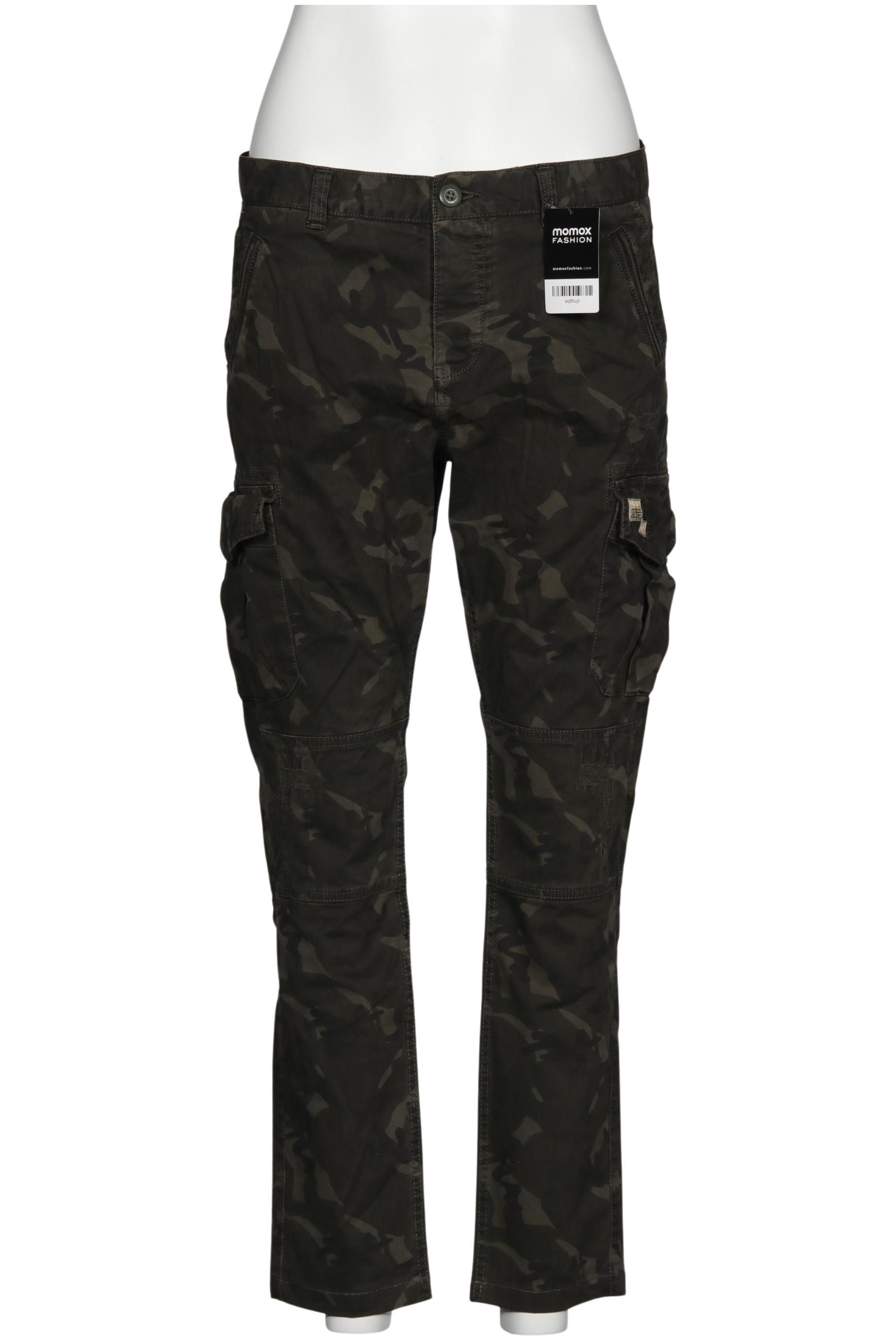 

Superdry Damen Stoffhose, grün, Gr. 42