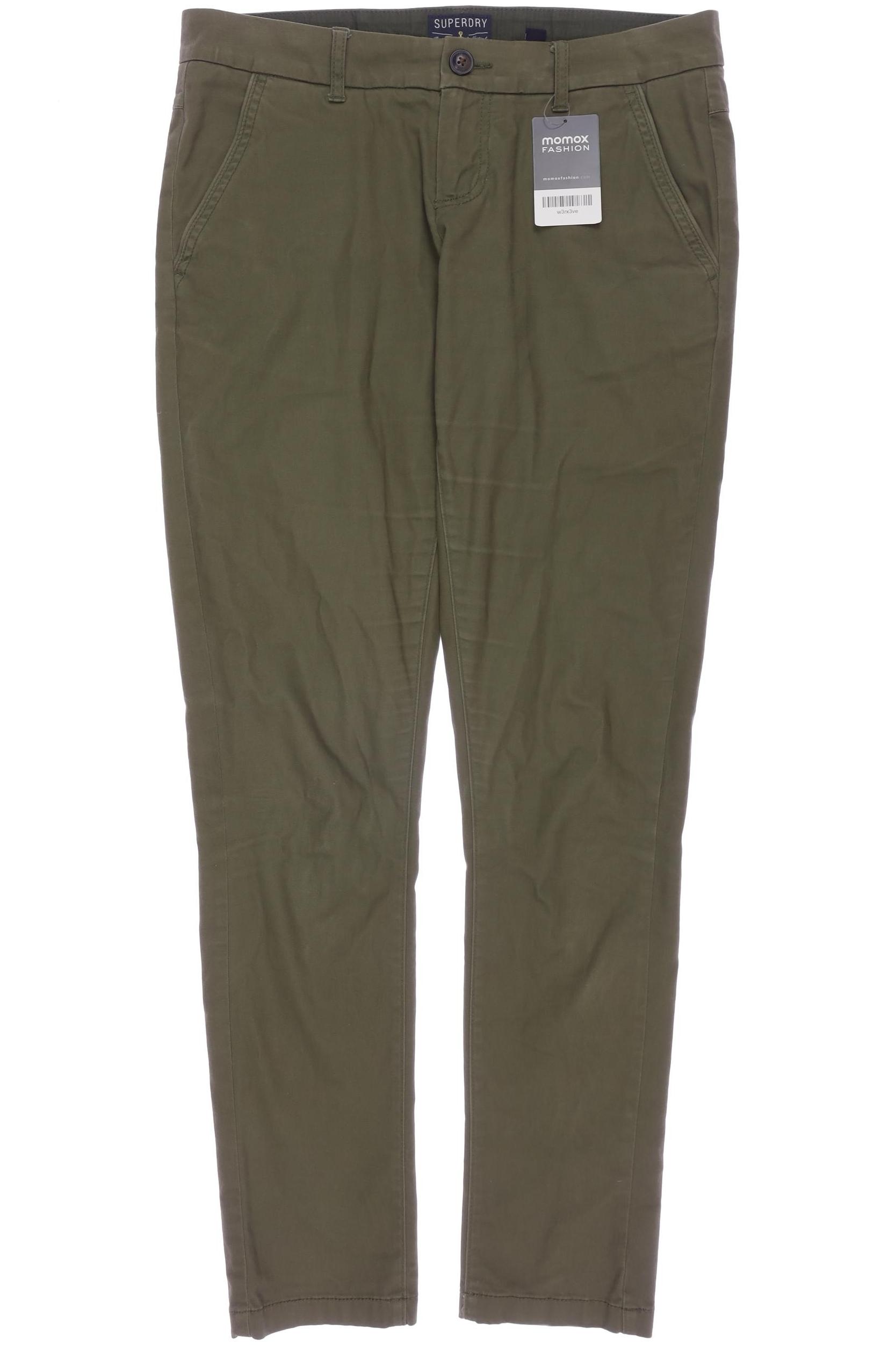 

Superdry Damen Stoffhose, grün, Gr. 0