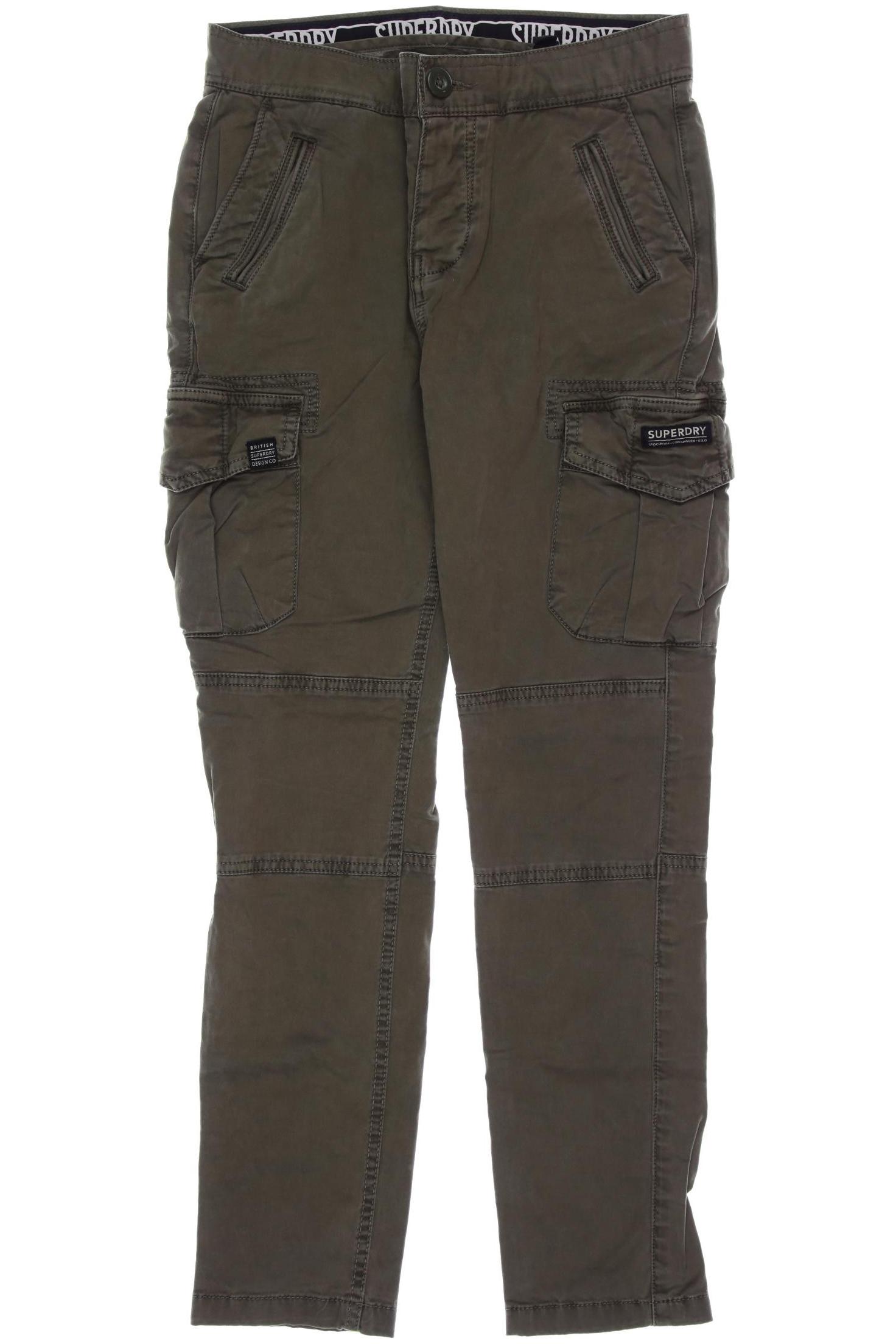 

Superdry Damen Stoffhose, grün, Gr. 24