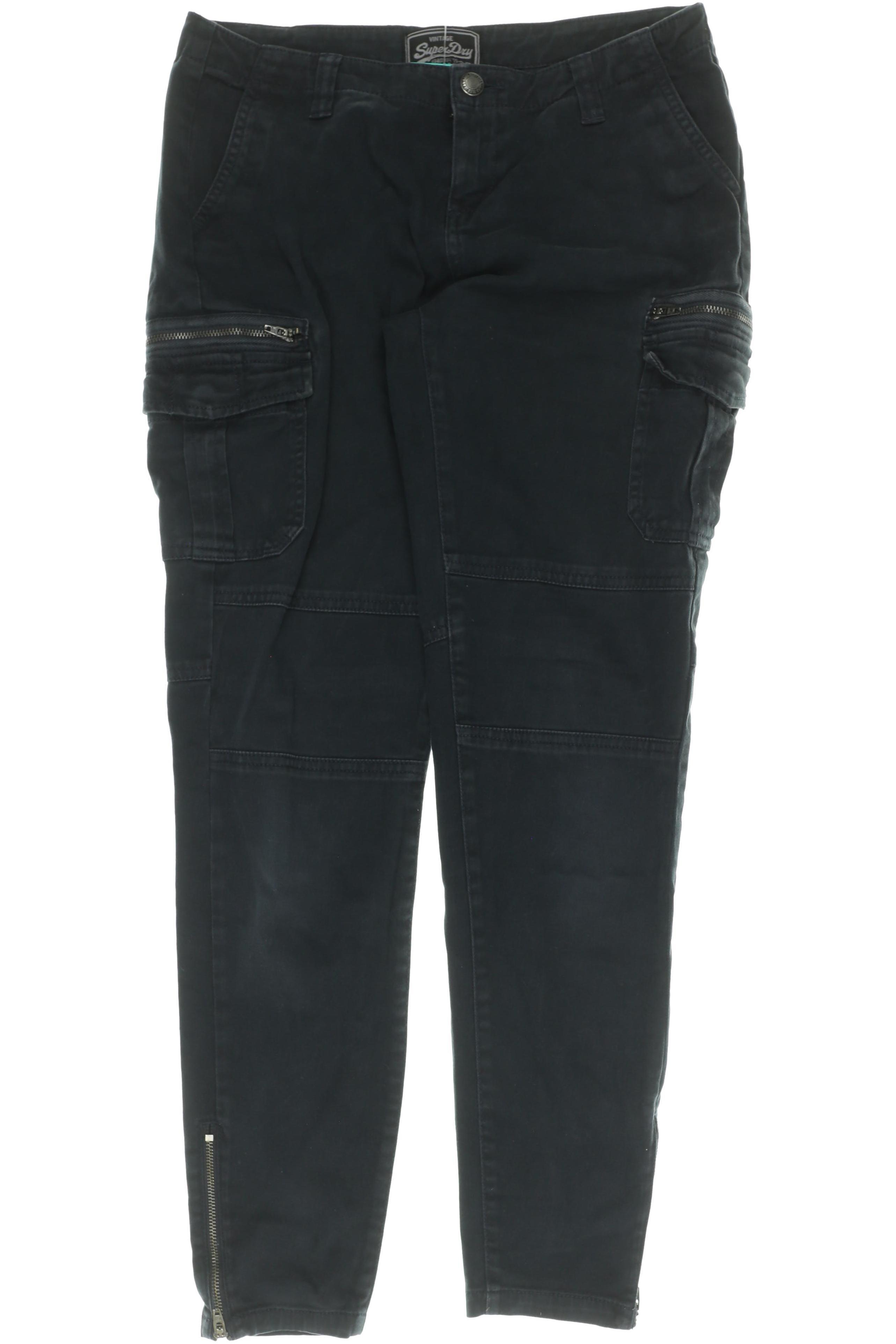 

Superdry Damen Stoffhose, blau, Gr.