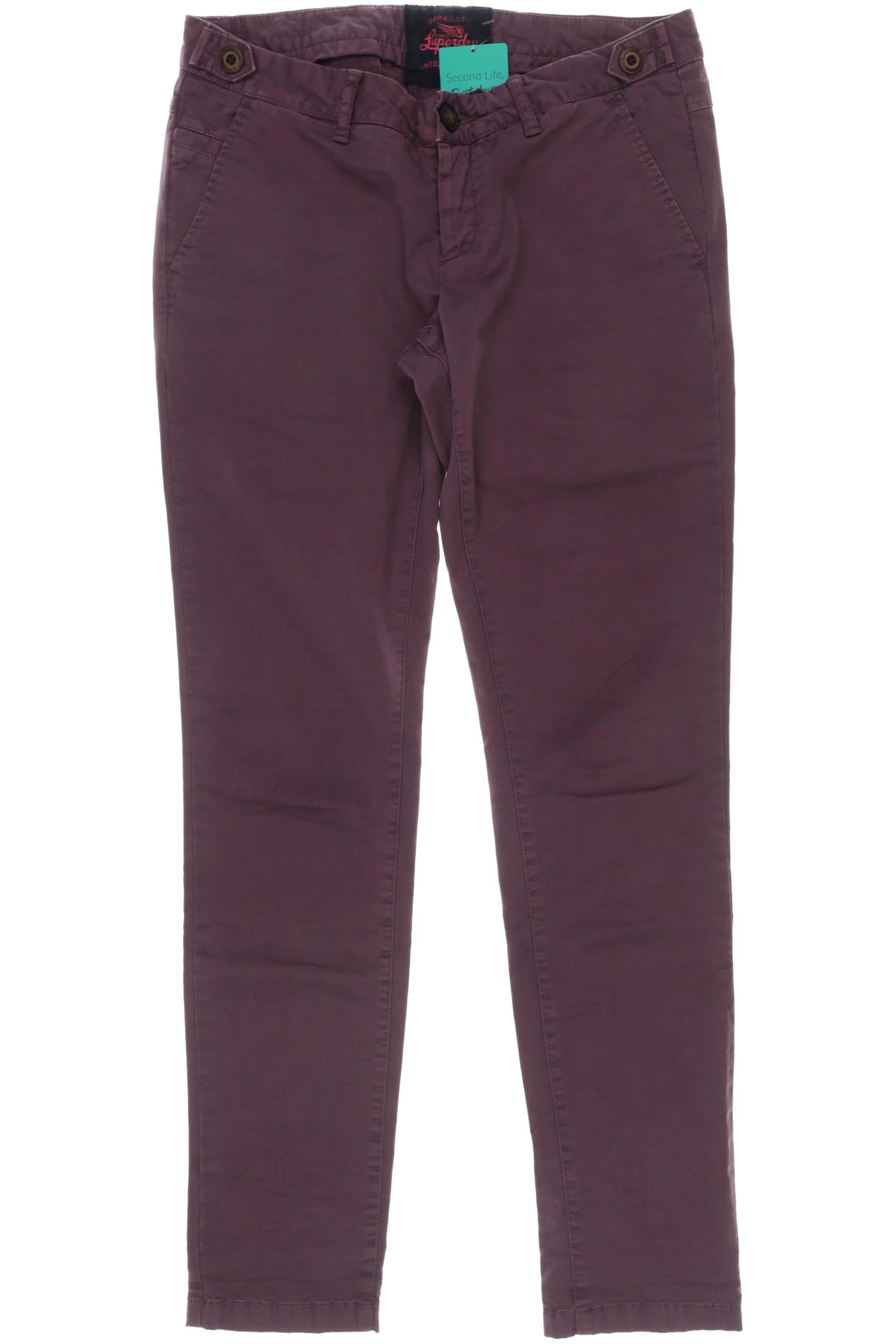 

Superdry Damen Stoffhose, pink, Gr.