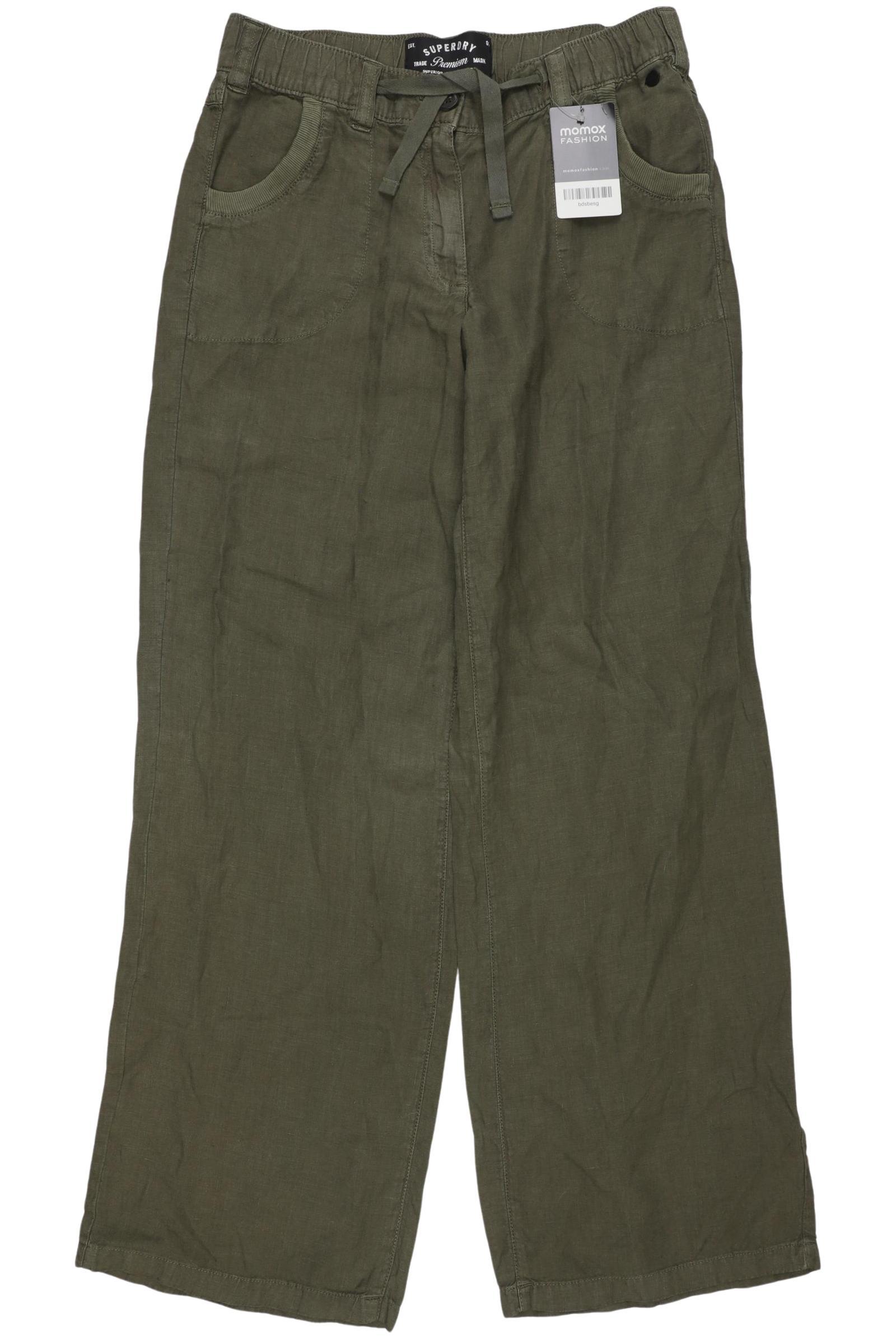

Superdry Damen Stoffhose, grün, Gr. 34