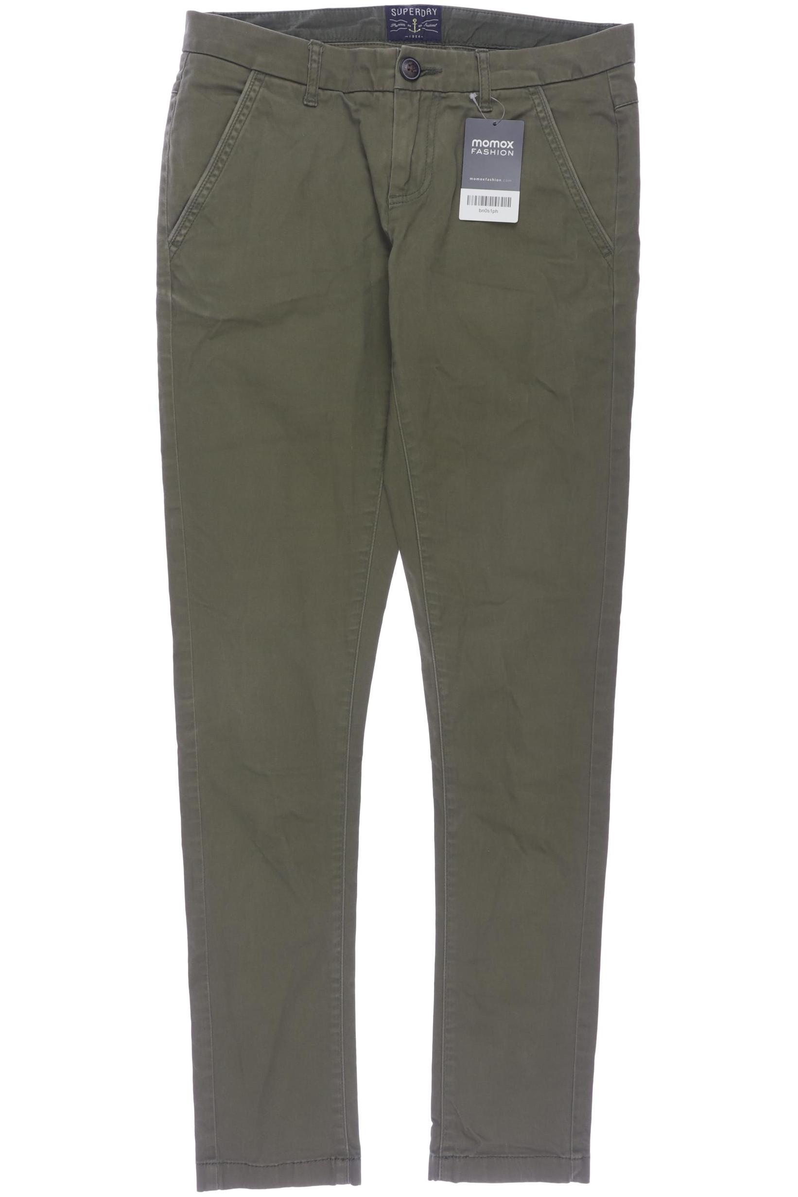 

Superdry Damen Stoffhose, grün, Gr. 38