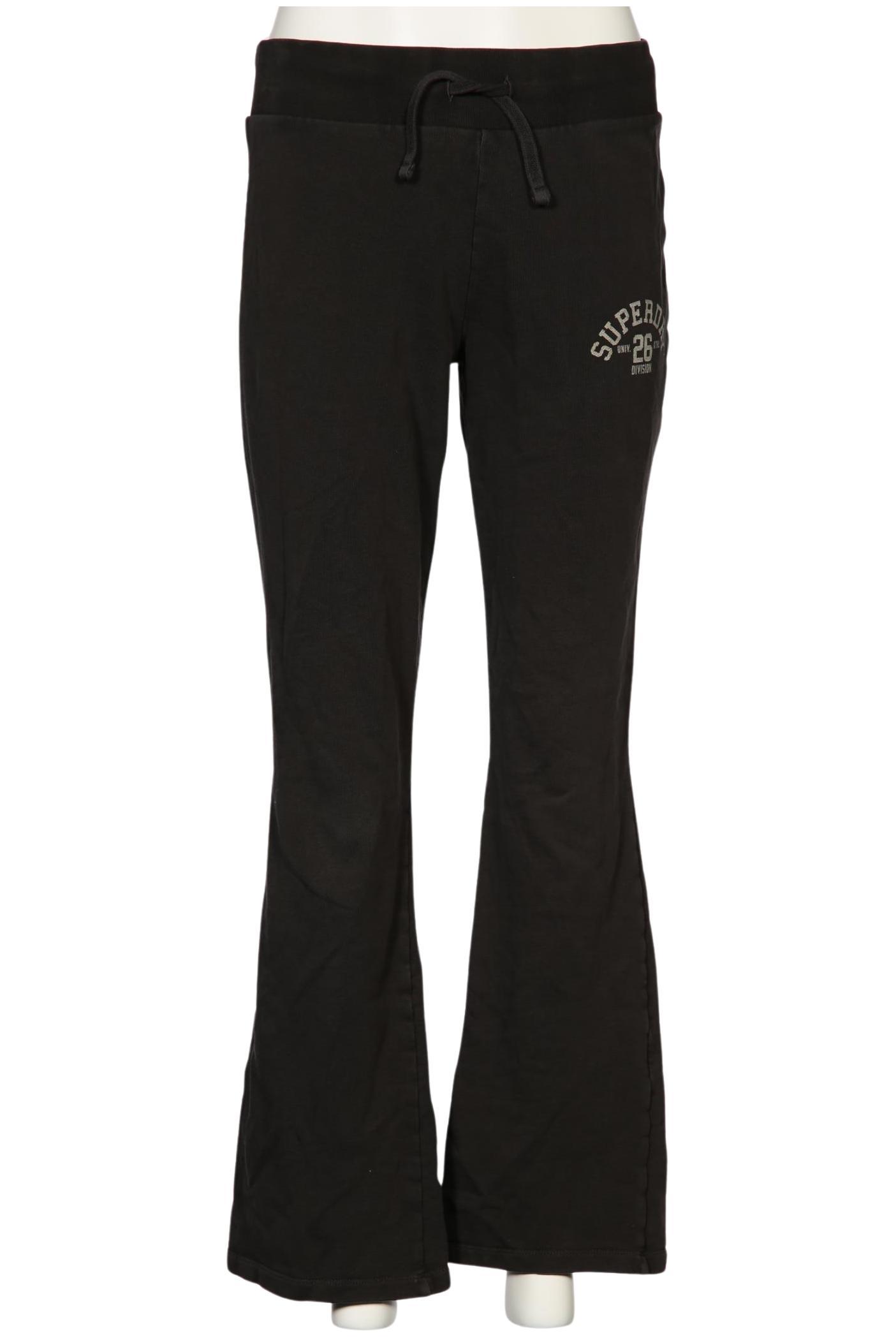 

Superdry Damen Stoffhose, schwarz, Gr. 40