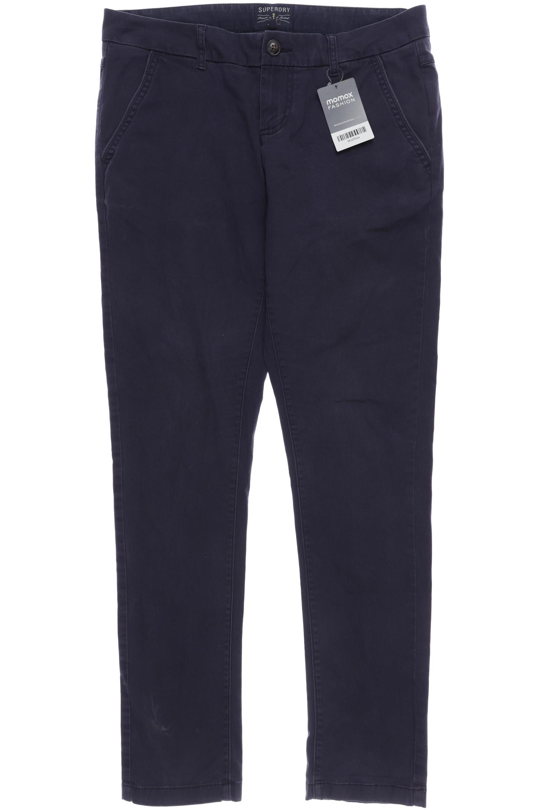 

Superdry Damen Stoffhose, marineblau, Gr. 0