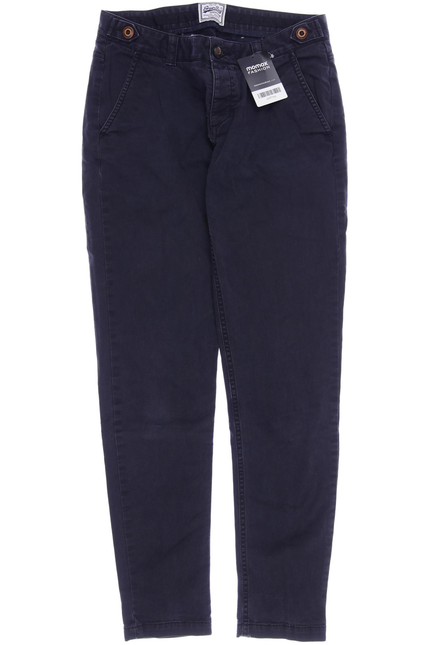 

Superdry Damen Stoffhose, marineblau, Gr. 28