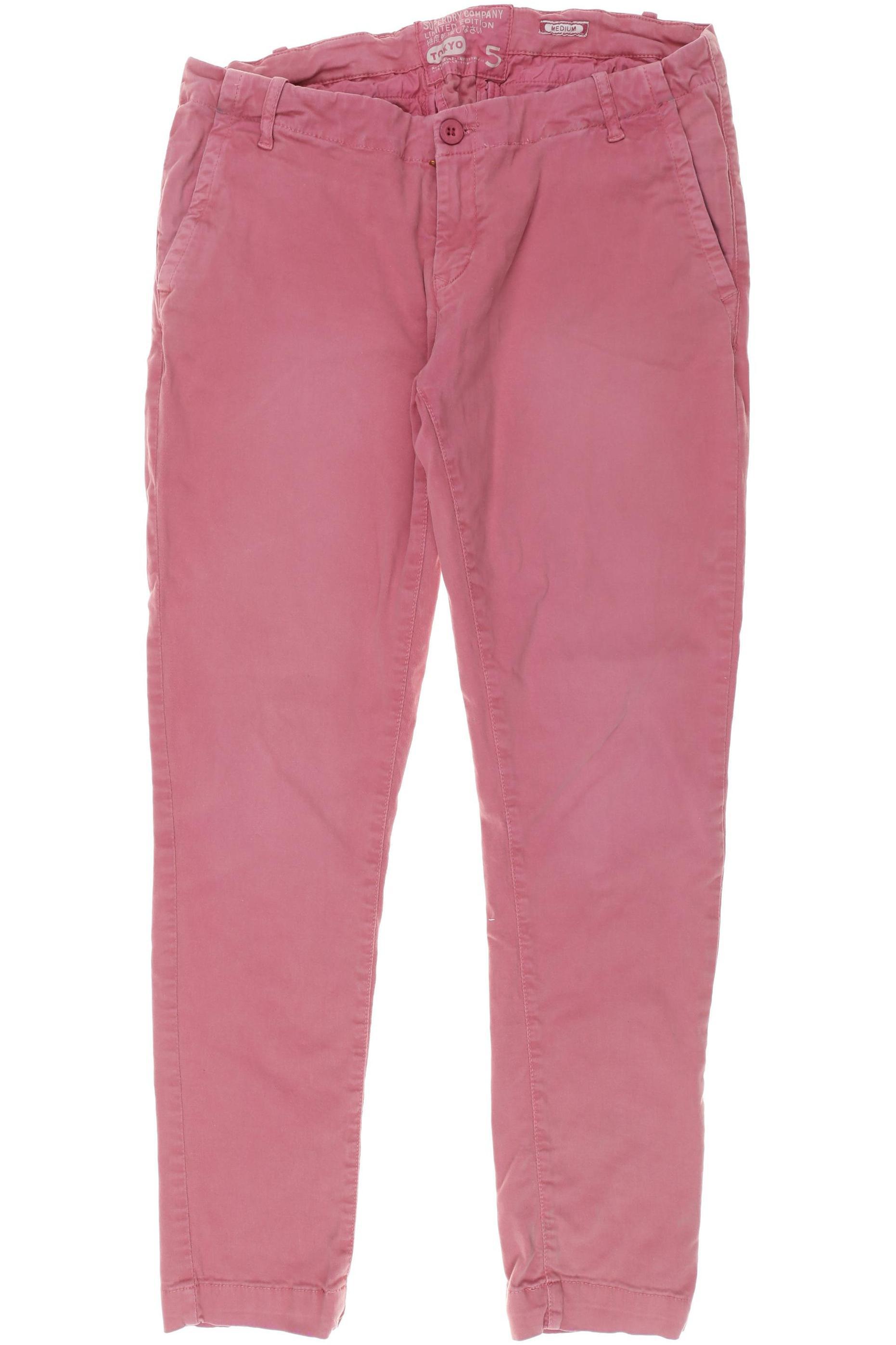 

Superdry Damen Stoffhose, pink, Gr.