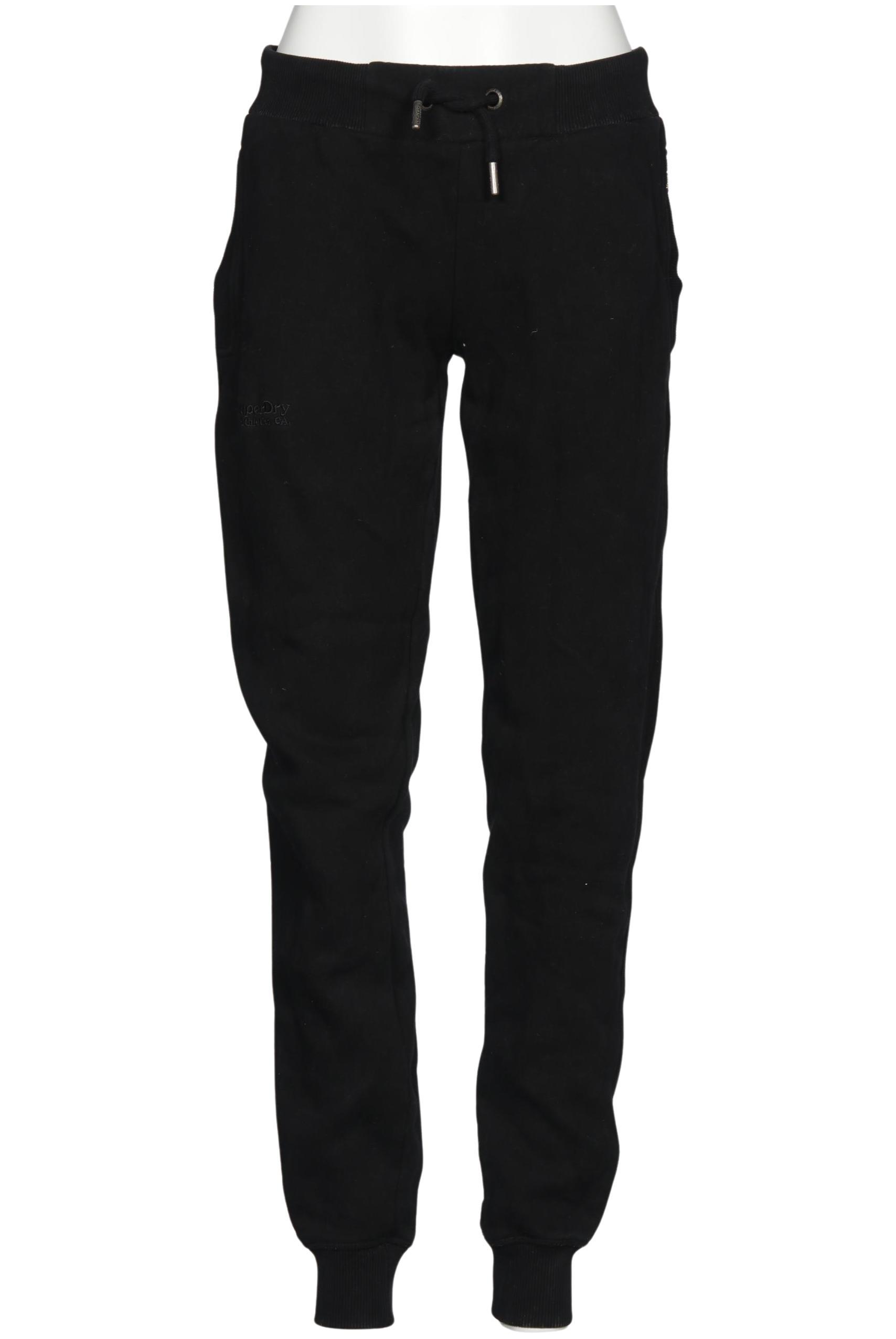 

Superdry Damen Stoffhose, schwarz, Gr. 38