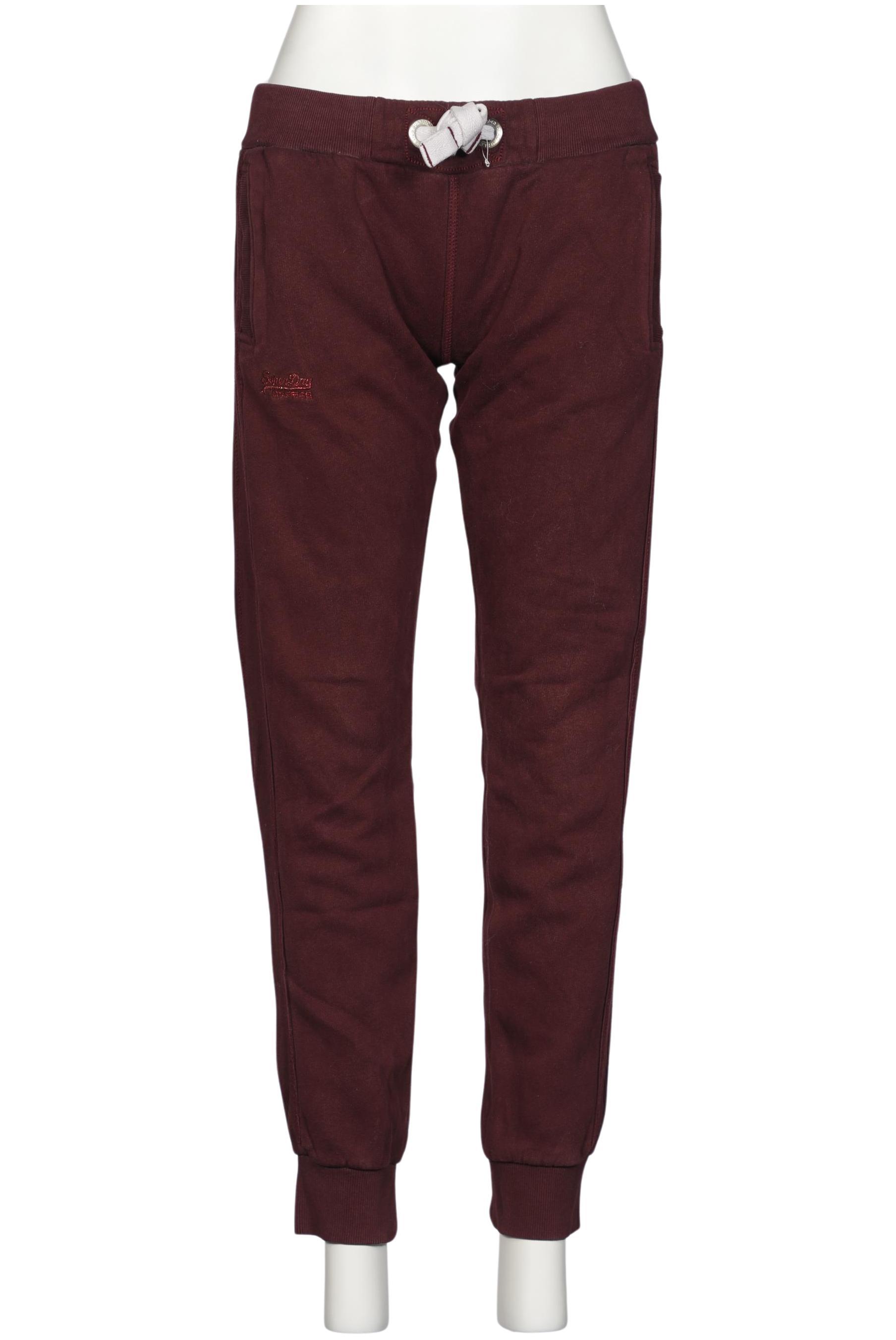 

Superdry Damen Stoffhose, bordeaux, Gr. 0