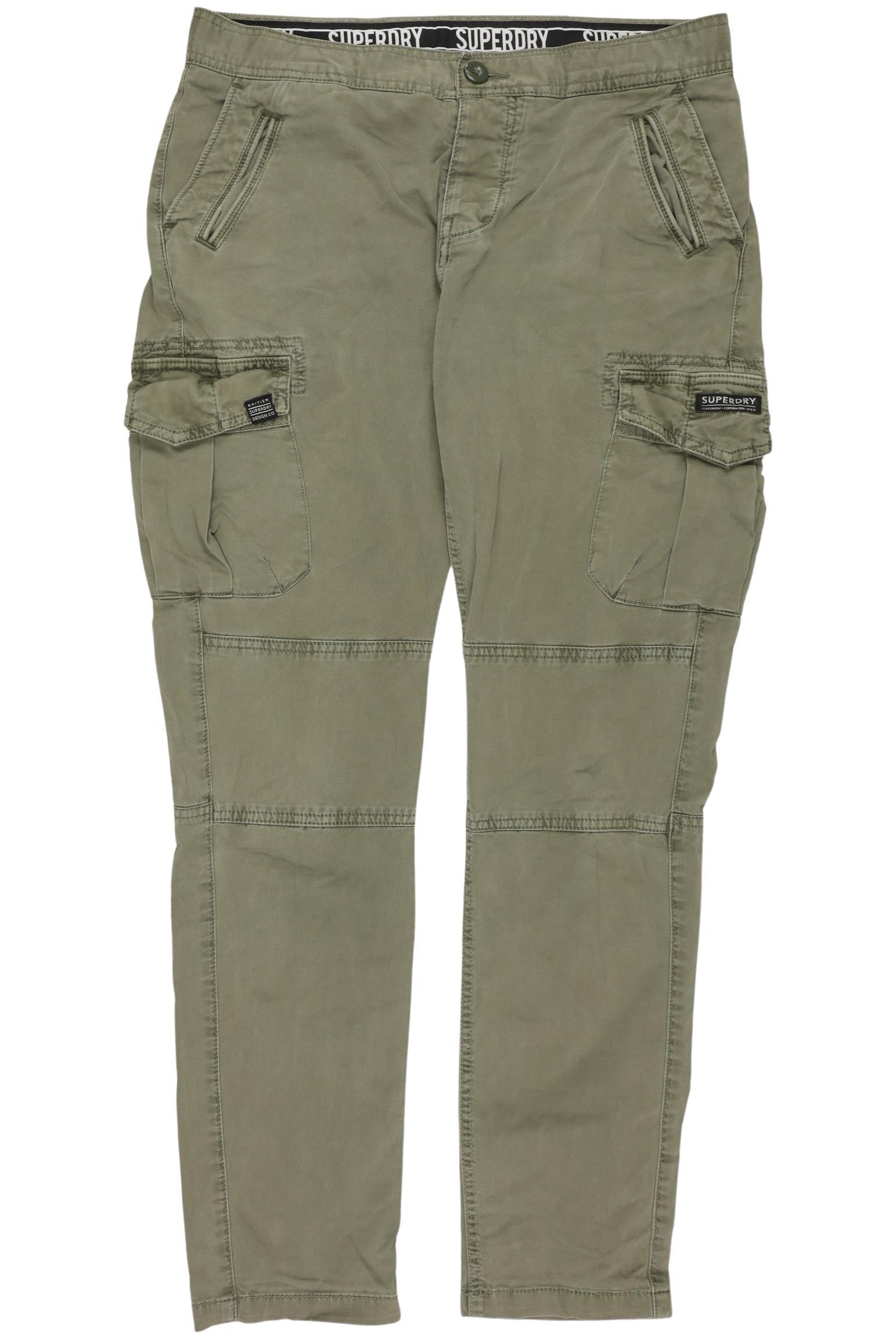 

Superdry Damen Stoffhose, grün, Gr. 28