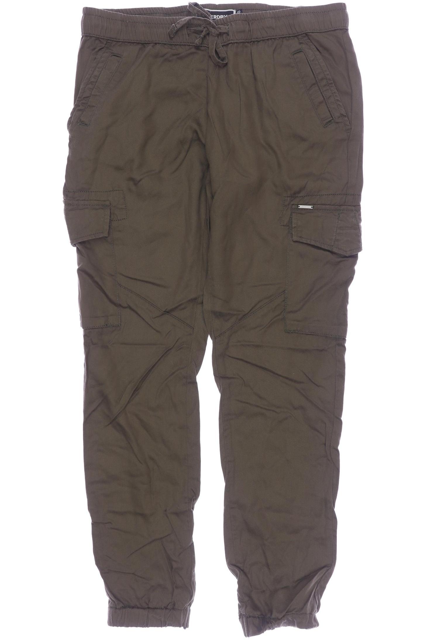 

Superdry Damen Stoffhose, grün, Gr. 28