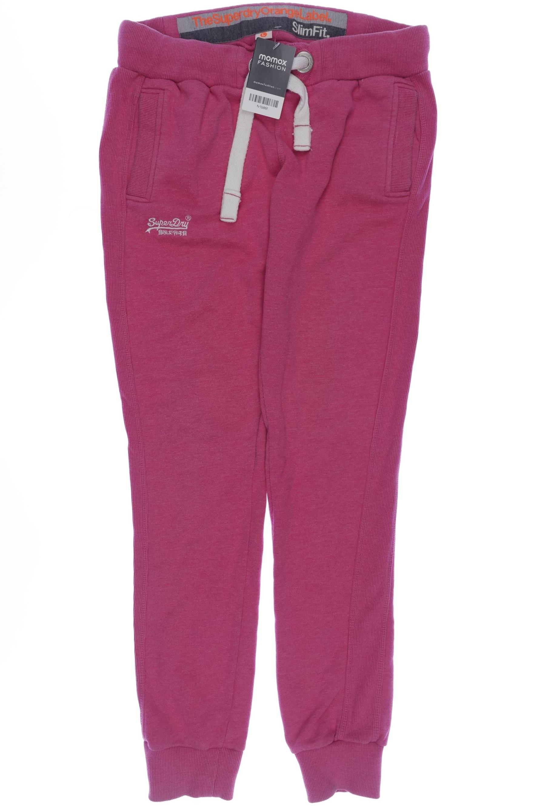 

Superdry Damen Stoffhose, pink, Gr. 0