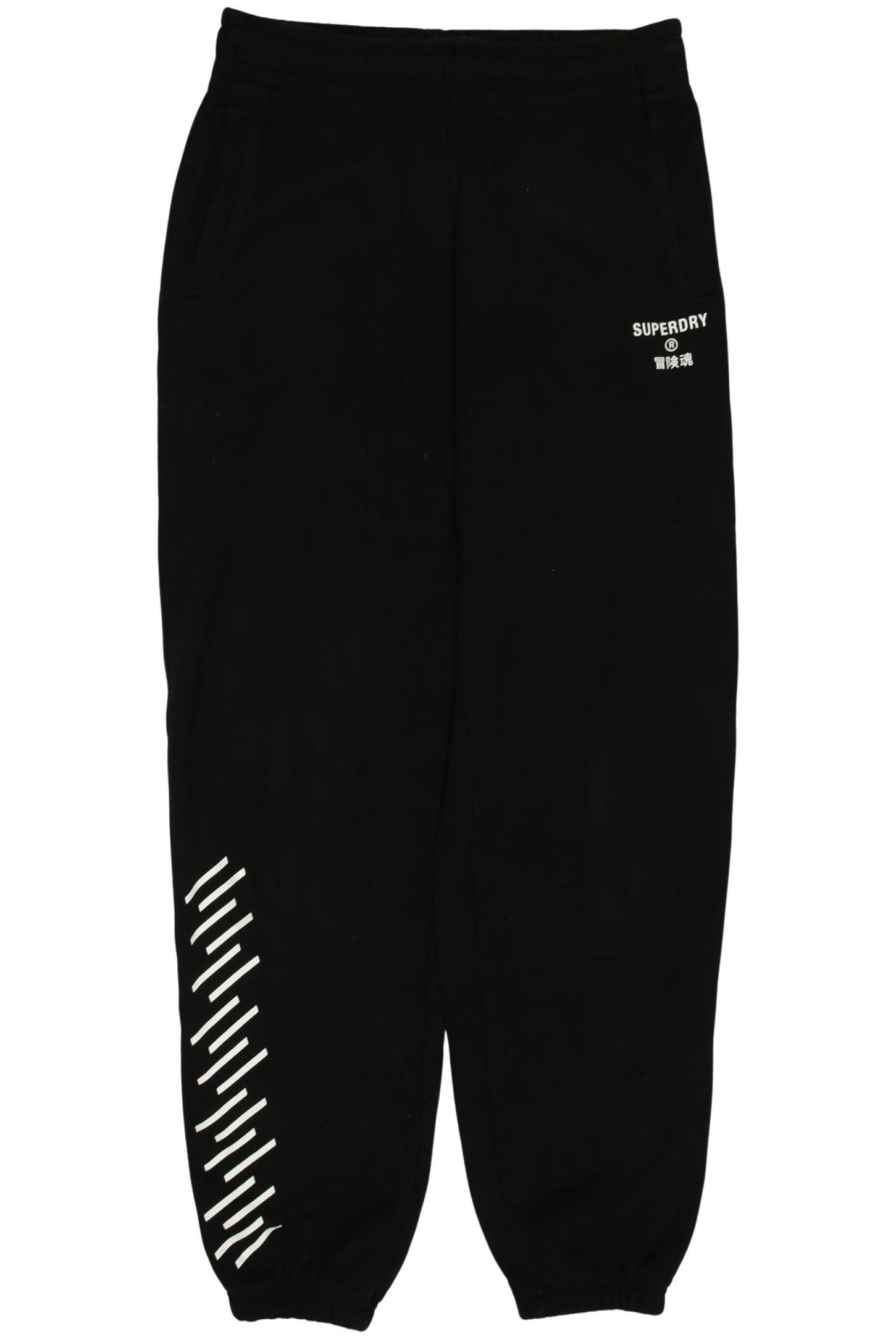 

Superdry Damen Stoffhose, schwarz, Gr. 38