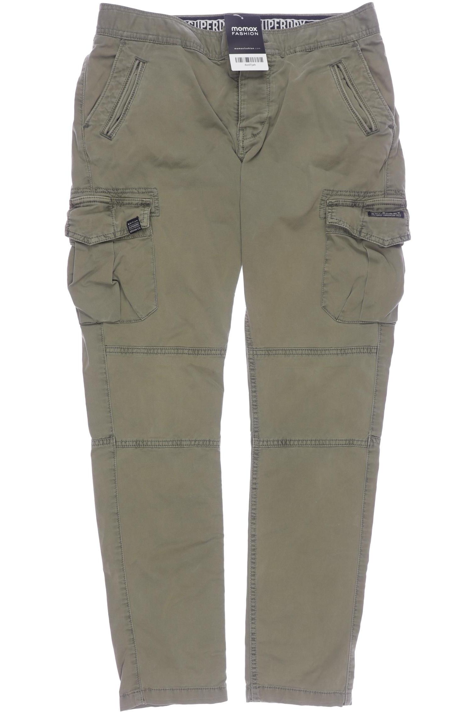 

Superdry Damen Stoffhose, grün, Gr. 28