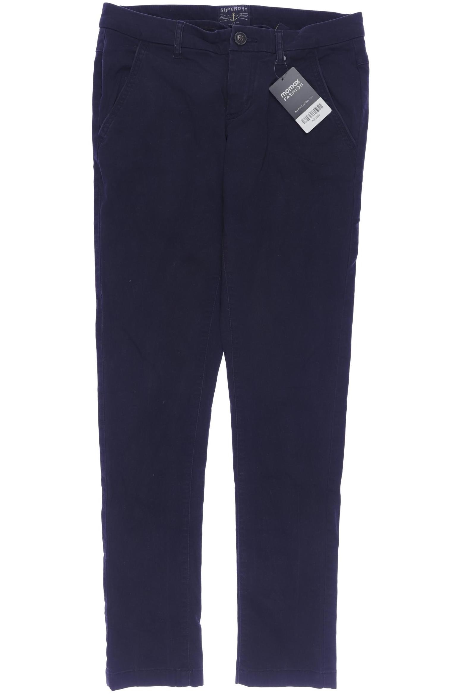 

Superdry Damen Stoffhose, marineblau, Gr. 0