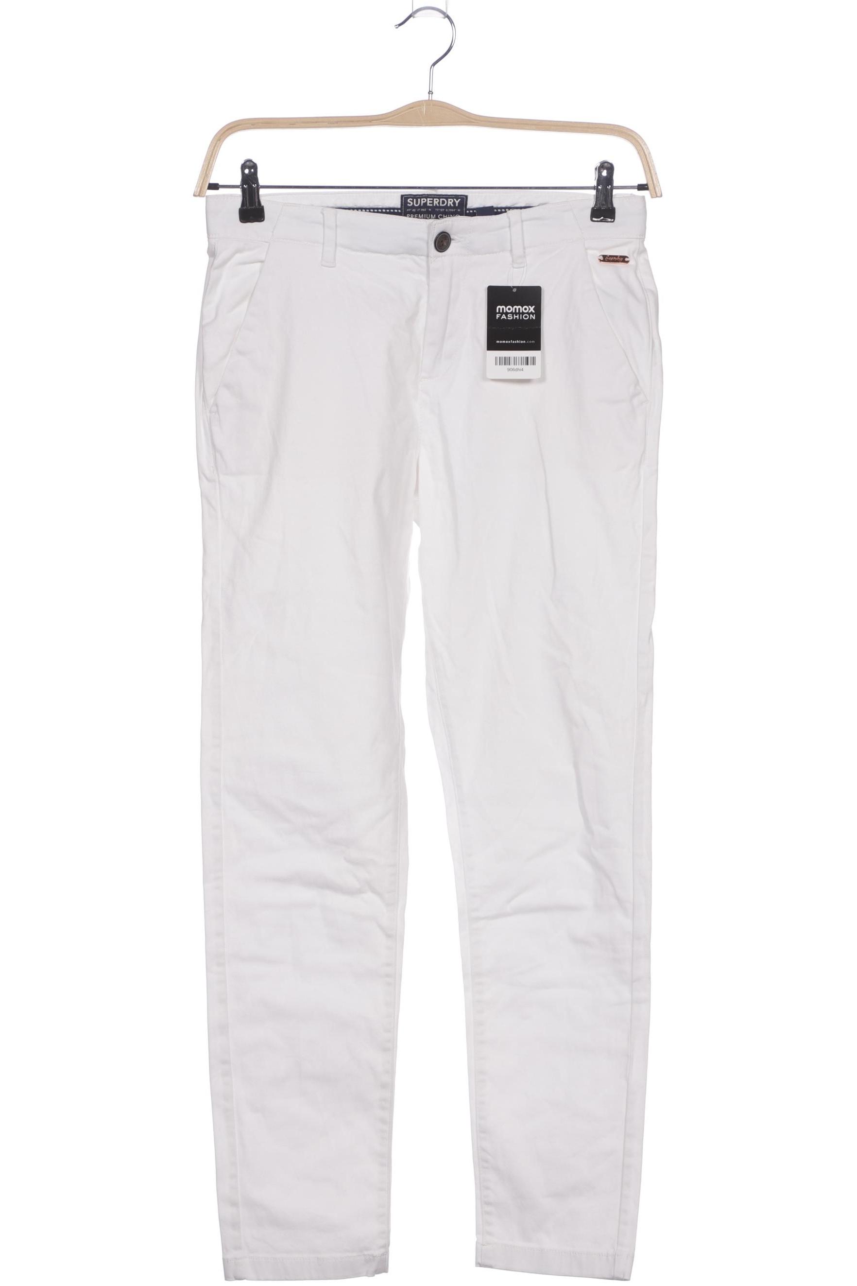 

Superdry Damen Stoffhose, weiß, Gr. 40