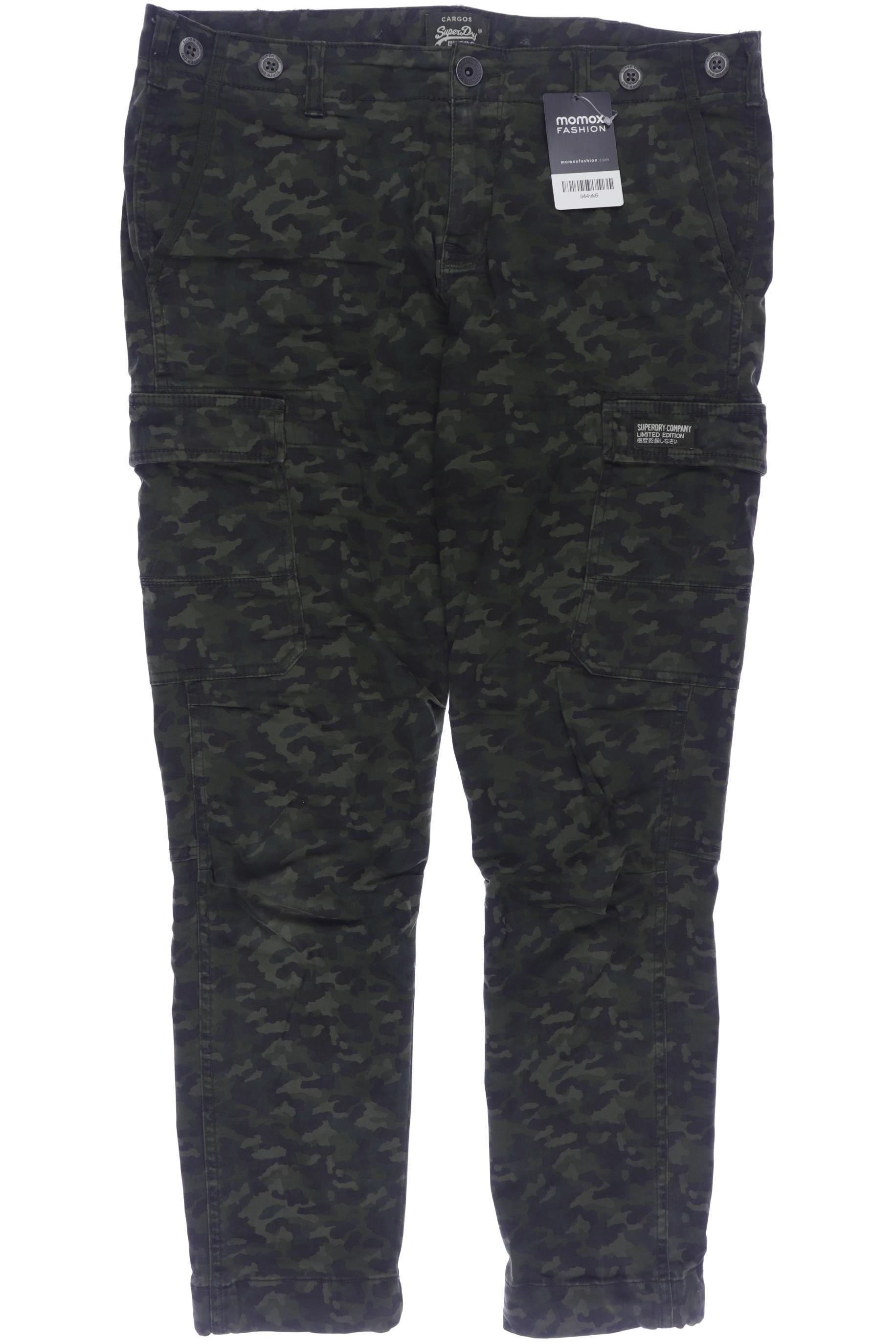 

Superdry Damen Stoffhose, grün, Gr. 0