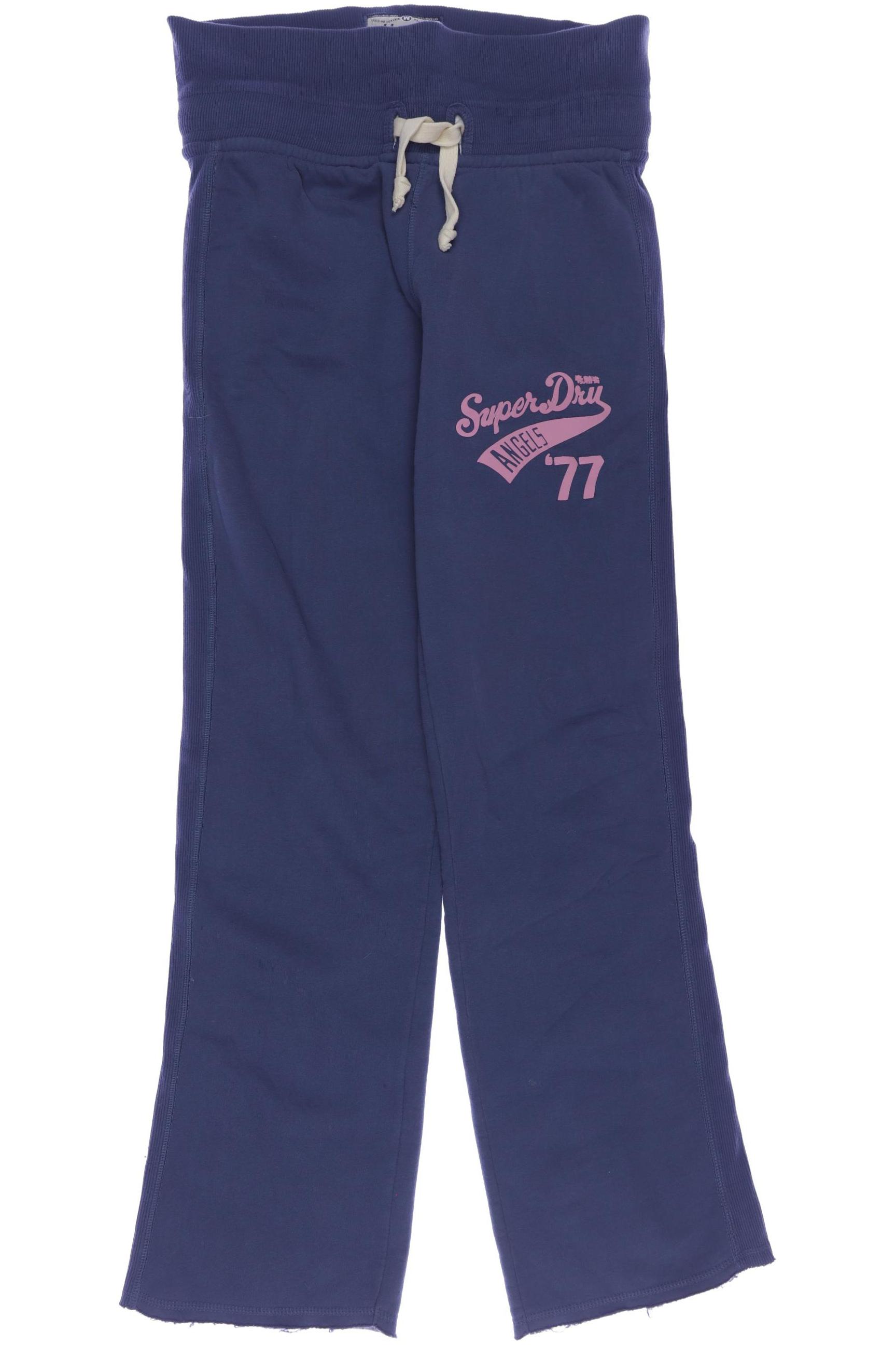 

Superdry Damen Stoffhose, blau, Gr. 0