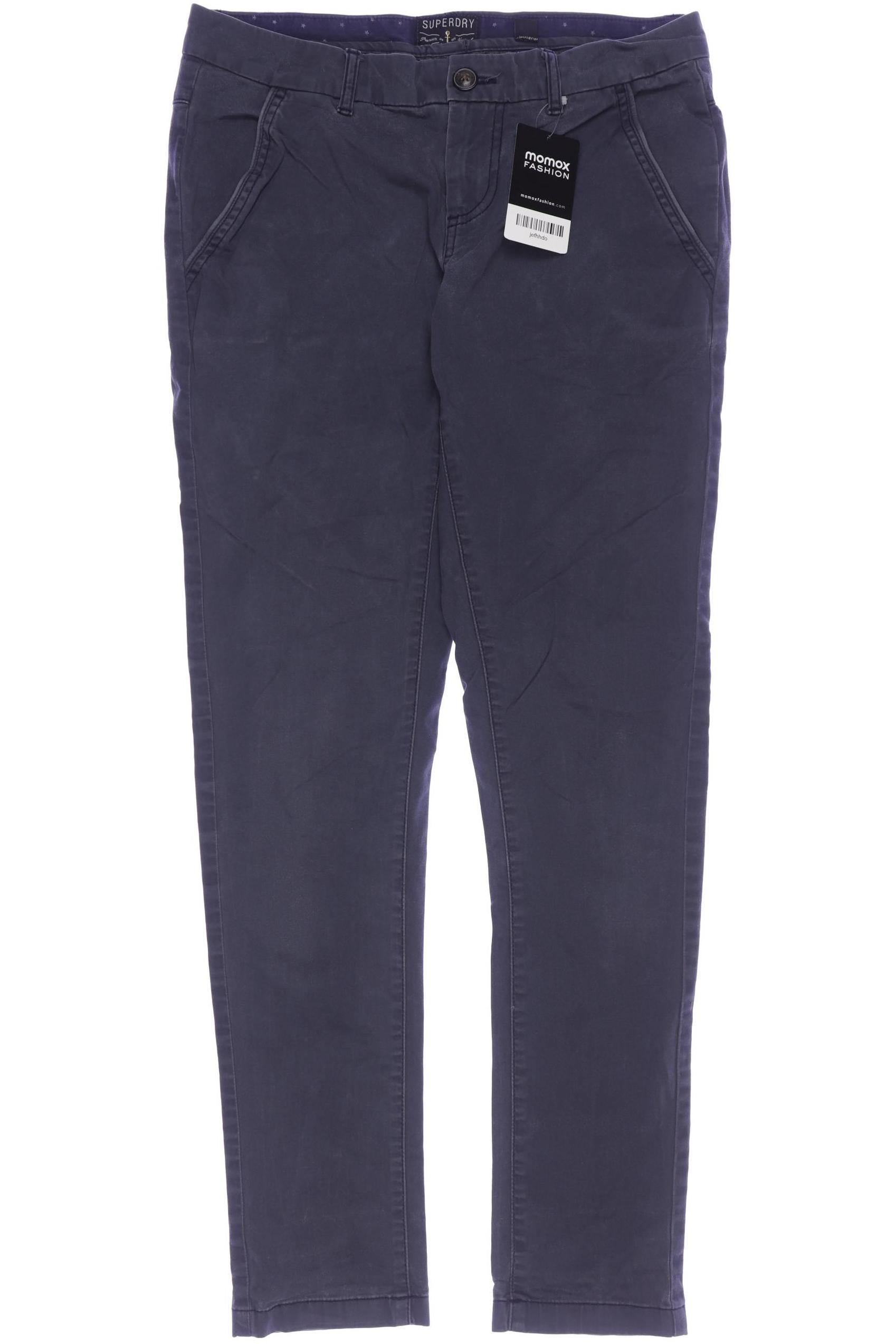

Superdry Damen Stoffhose, marineblau, Gr. 0