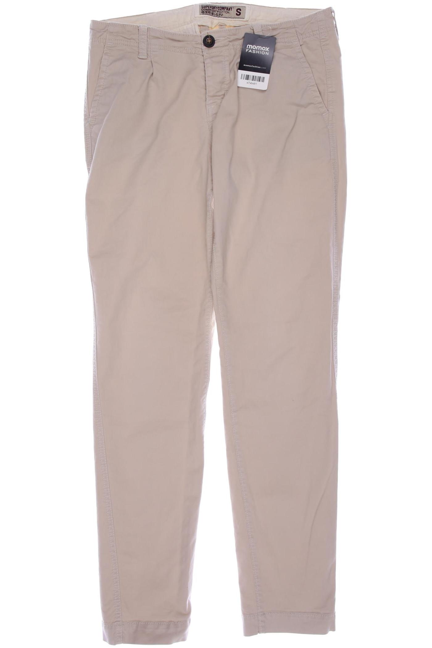 

Superdry Damen Stoffhose, cremeweiß, Gr. 0