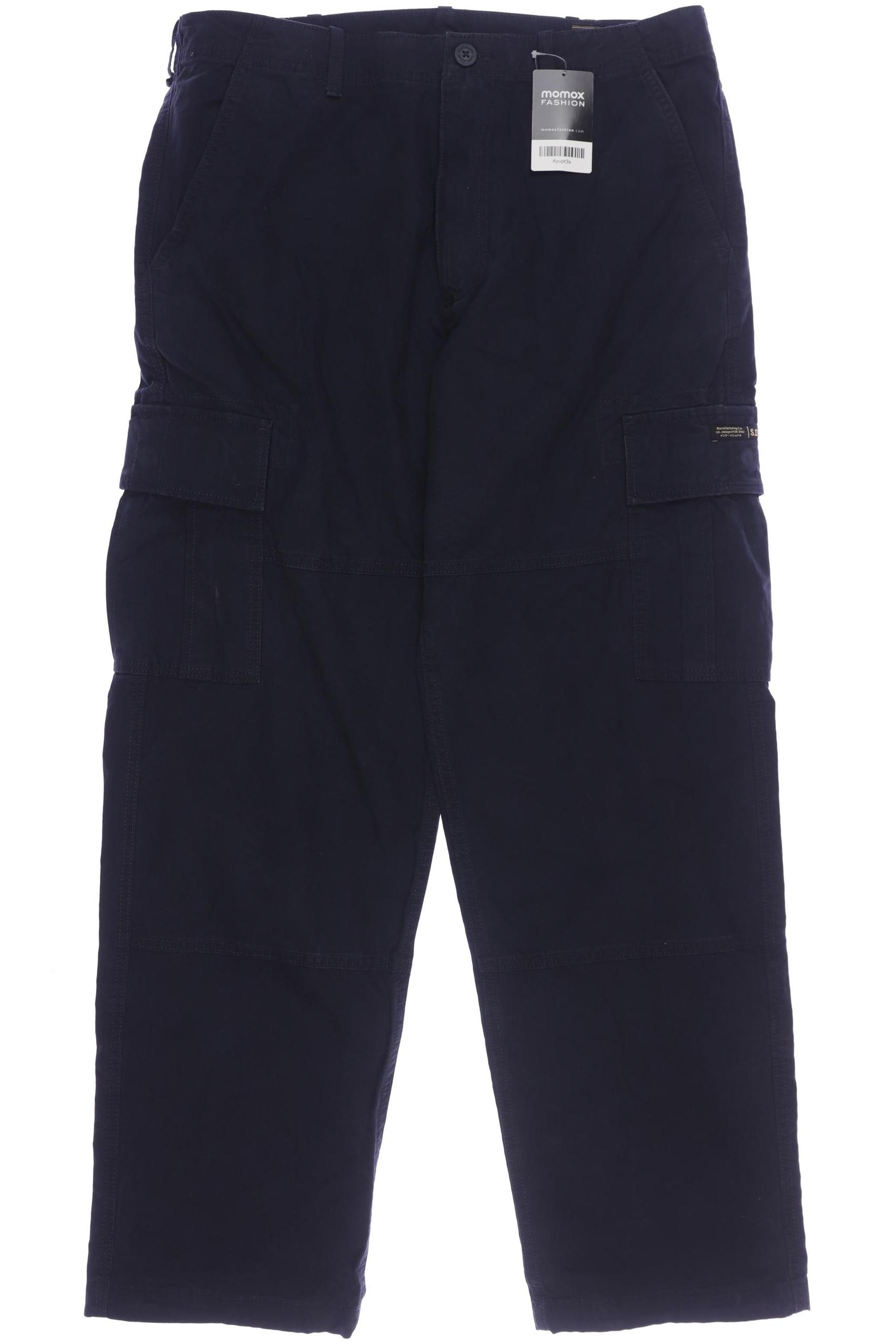 

Superdry Damen Stoffhose, marineblau, Gr. 34