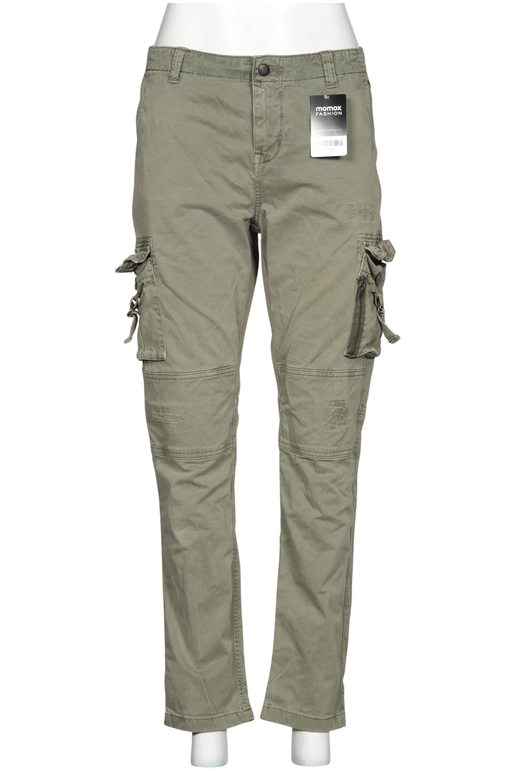 

Superdry Damen Stoffhose, grün, Gr. 40