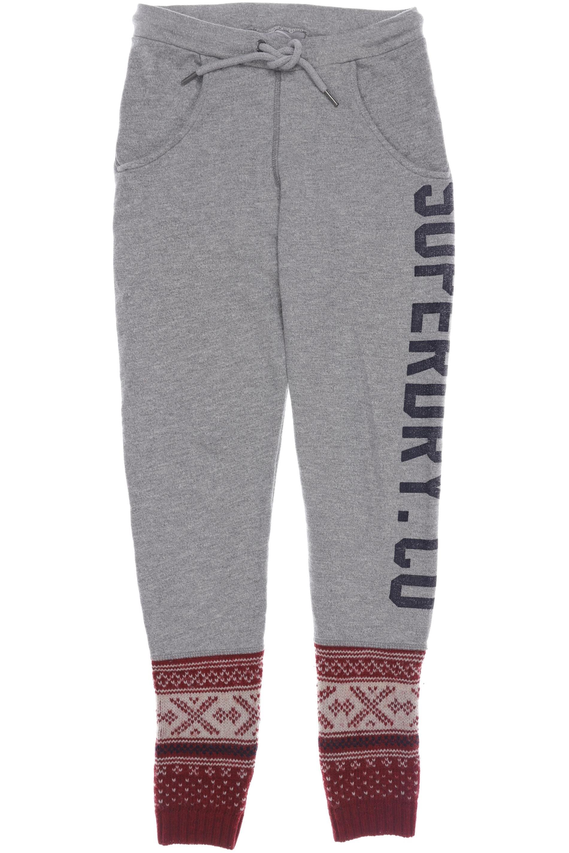 

Superdry Damen Stoffhose, grau, Gr. 0