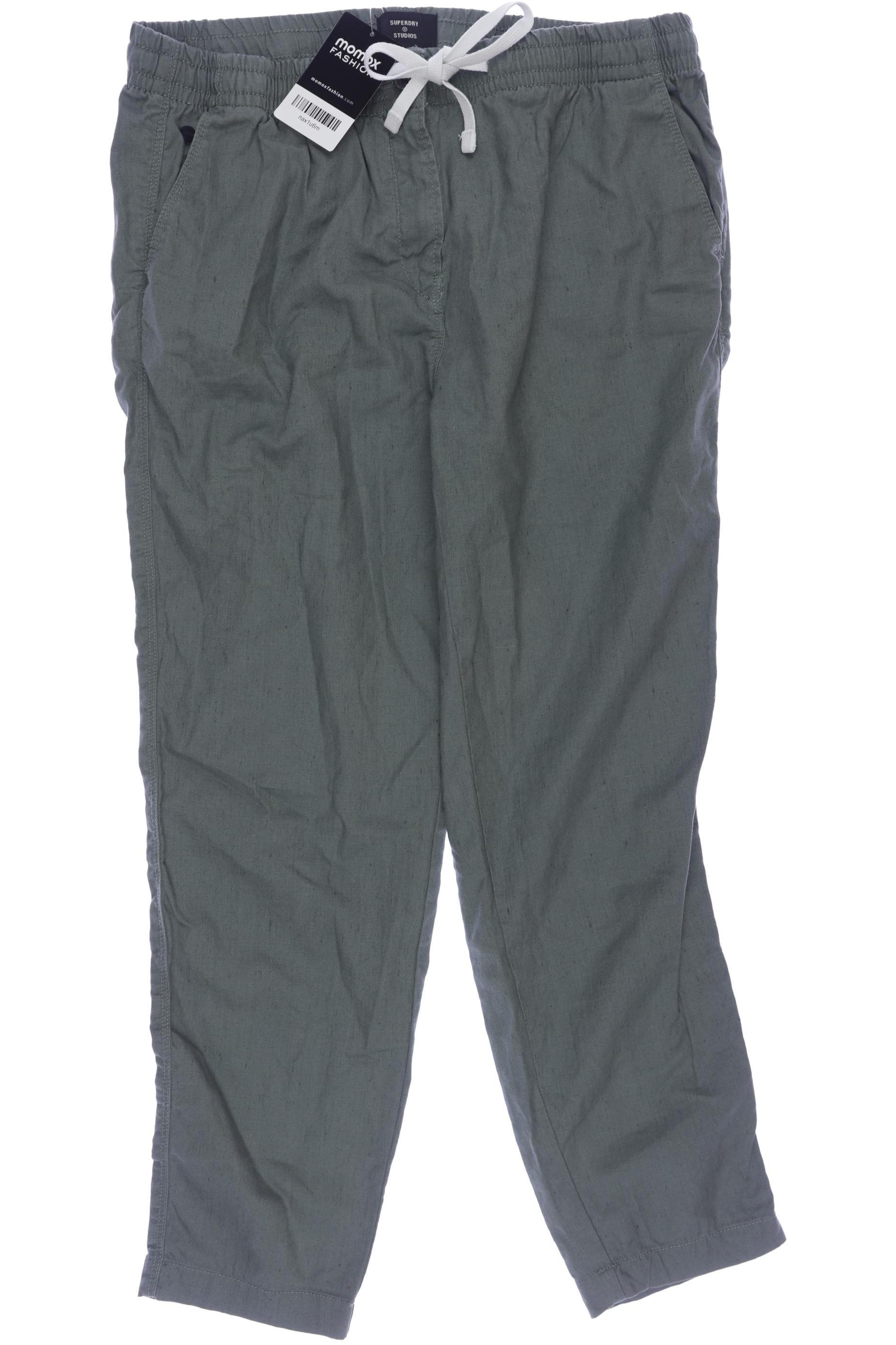 

Superdry Damen Stoffhose, grün, Gr. 38