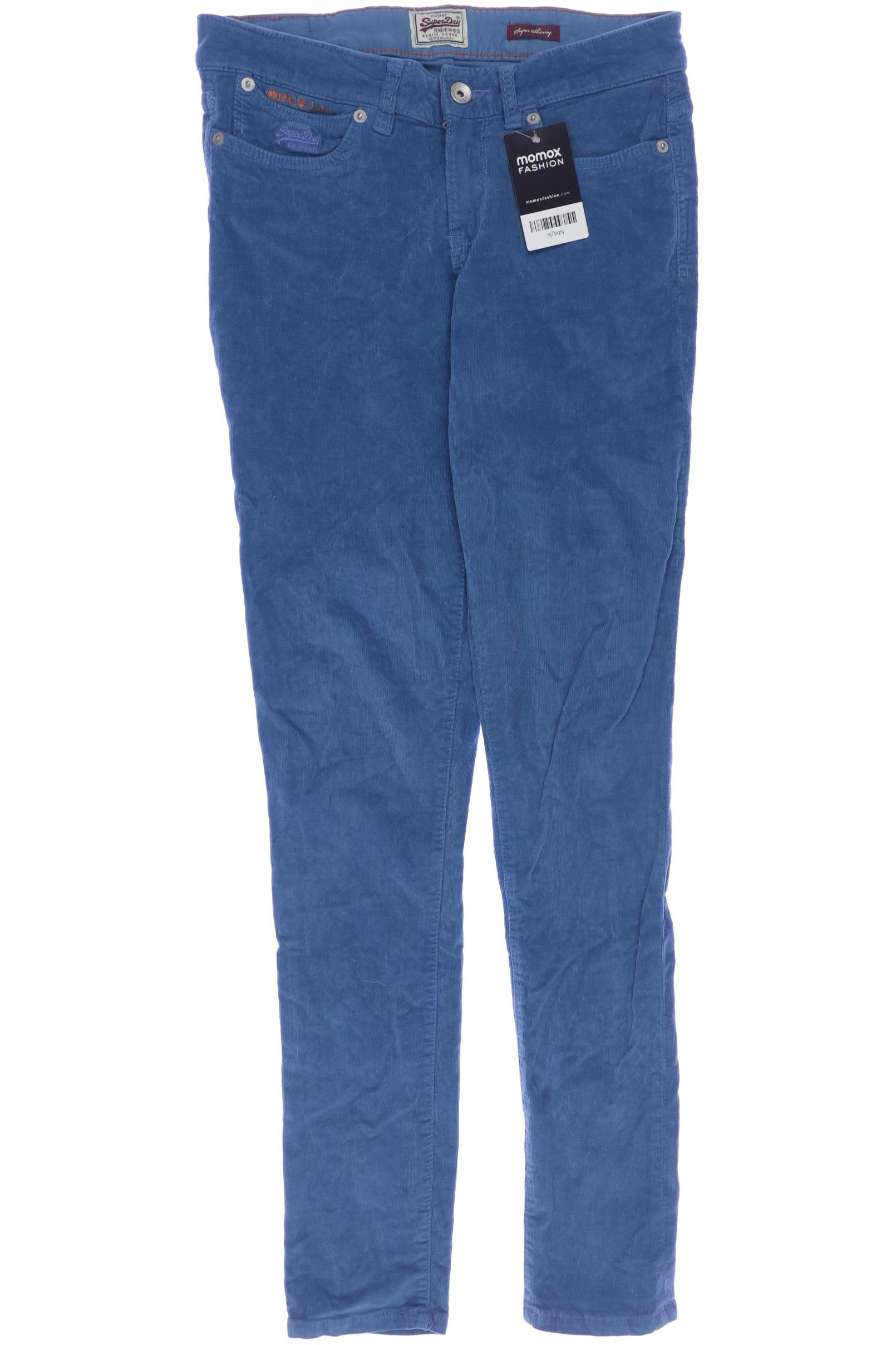 

Superdry Damen Stoffhose, blau, Gr. 28