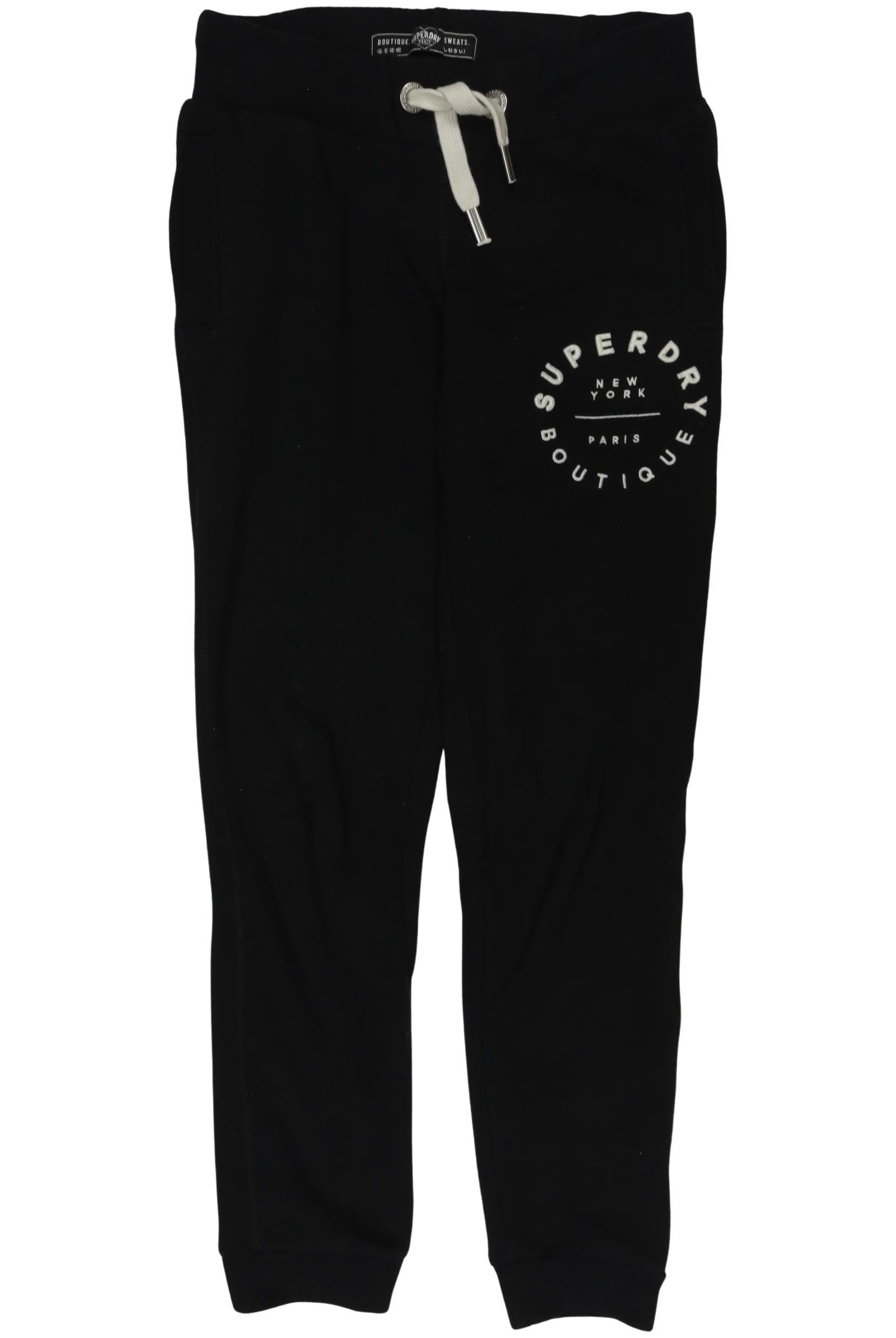 

Superdry Damen Stoffhose, schwarz, Gr. 0