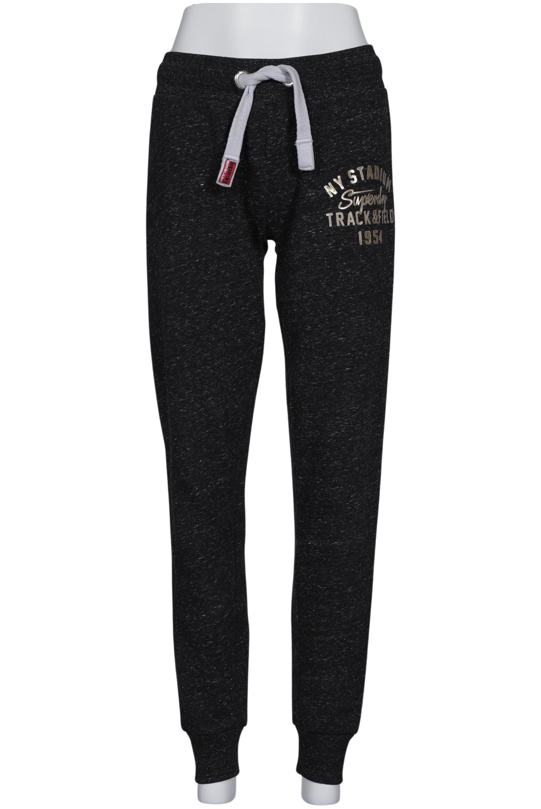 

Superdry Damen Stoffhose, schwarz, Gr. 38