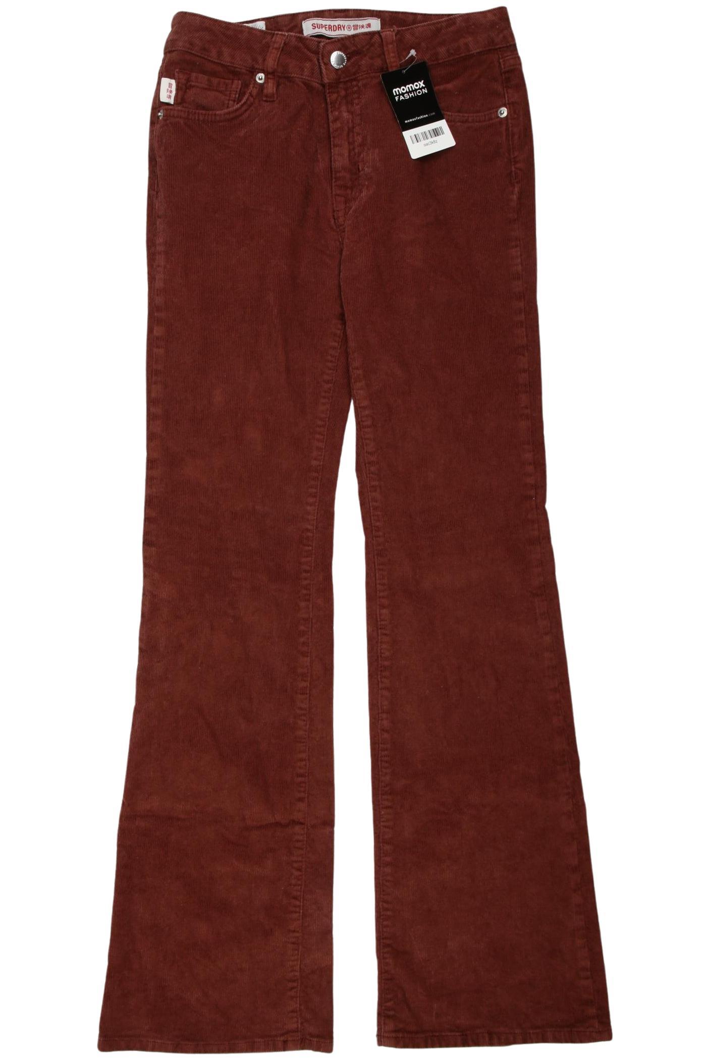 

Superdry Damen Stoffhose, braun, Gr. 26