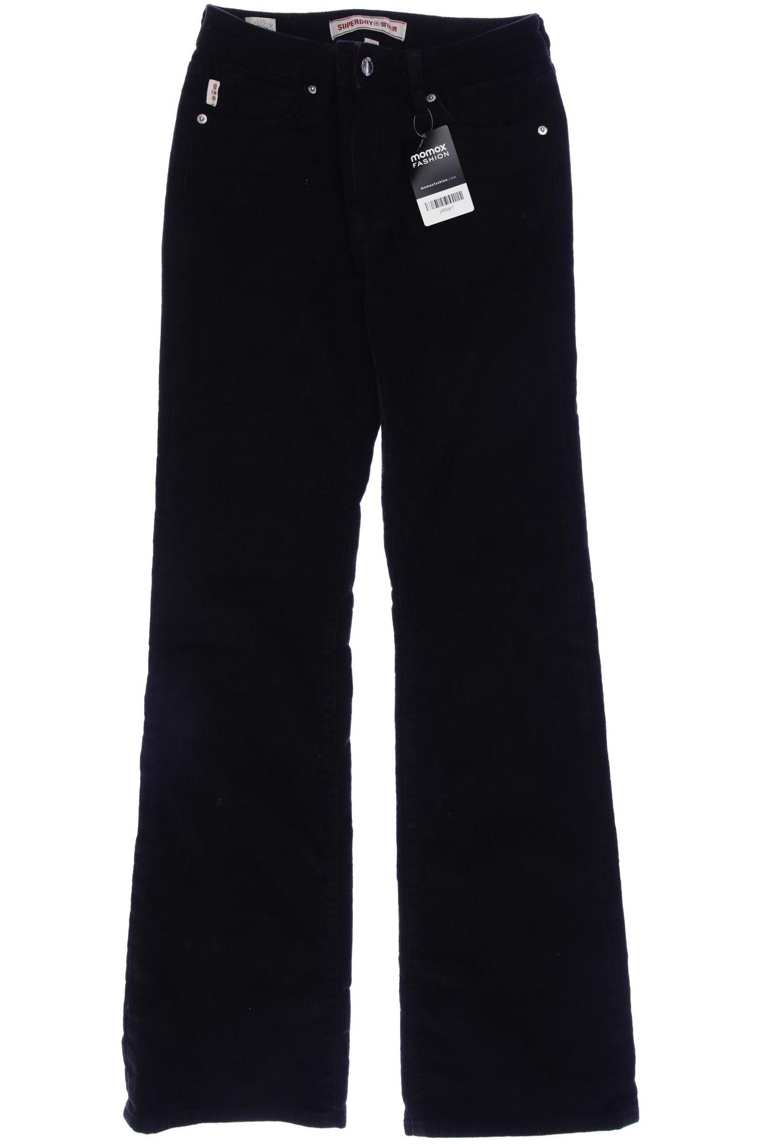 

Superdry Damen Stoffhose, schwarz