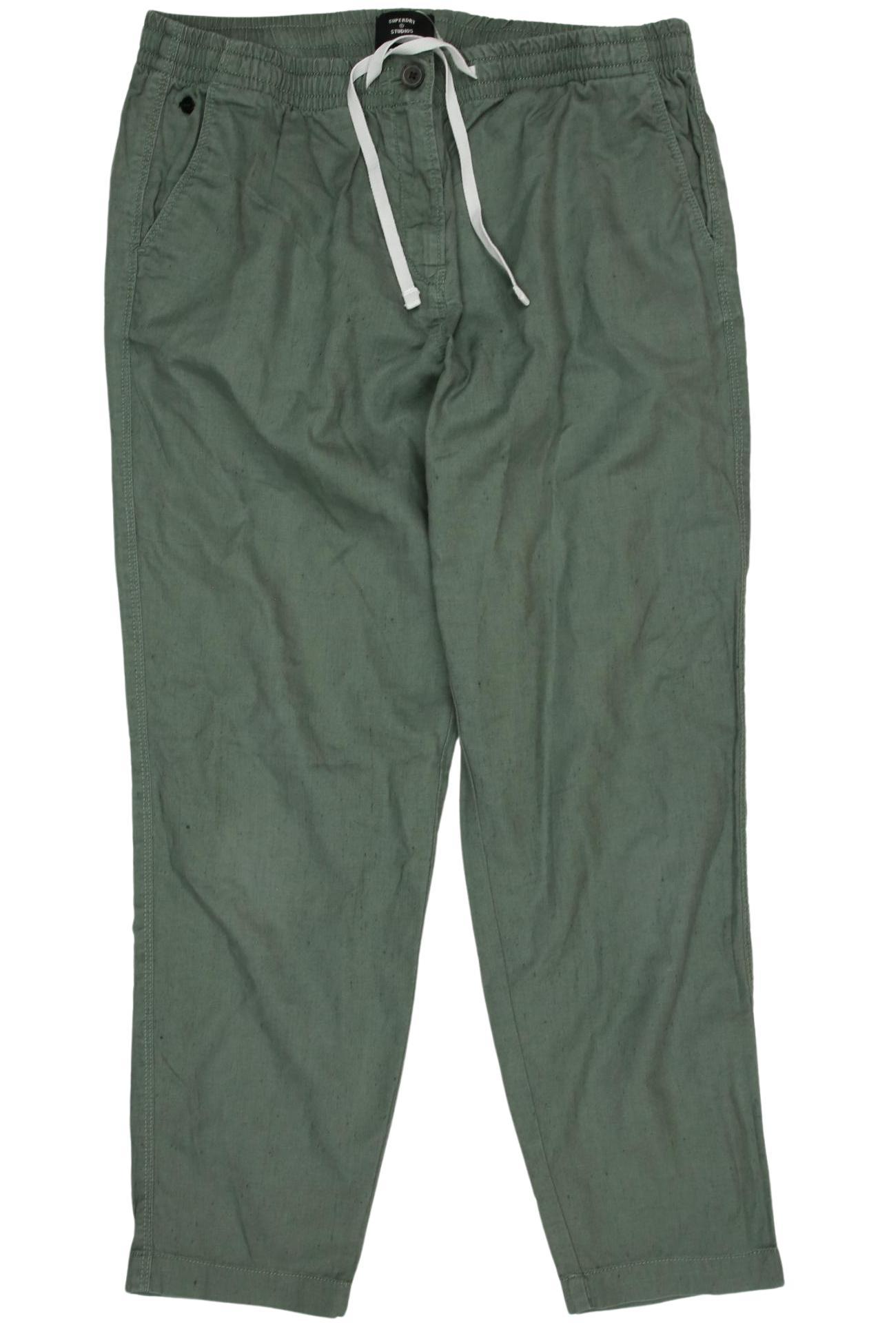 

Superdry Damen Stoffhose, grün, Gr. 38