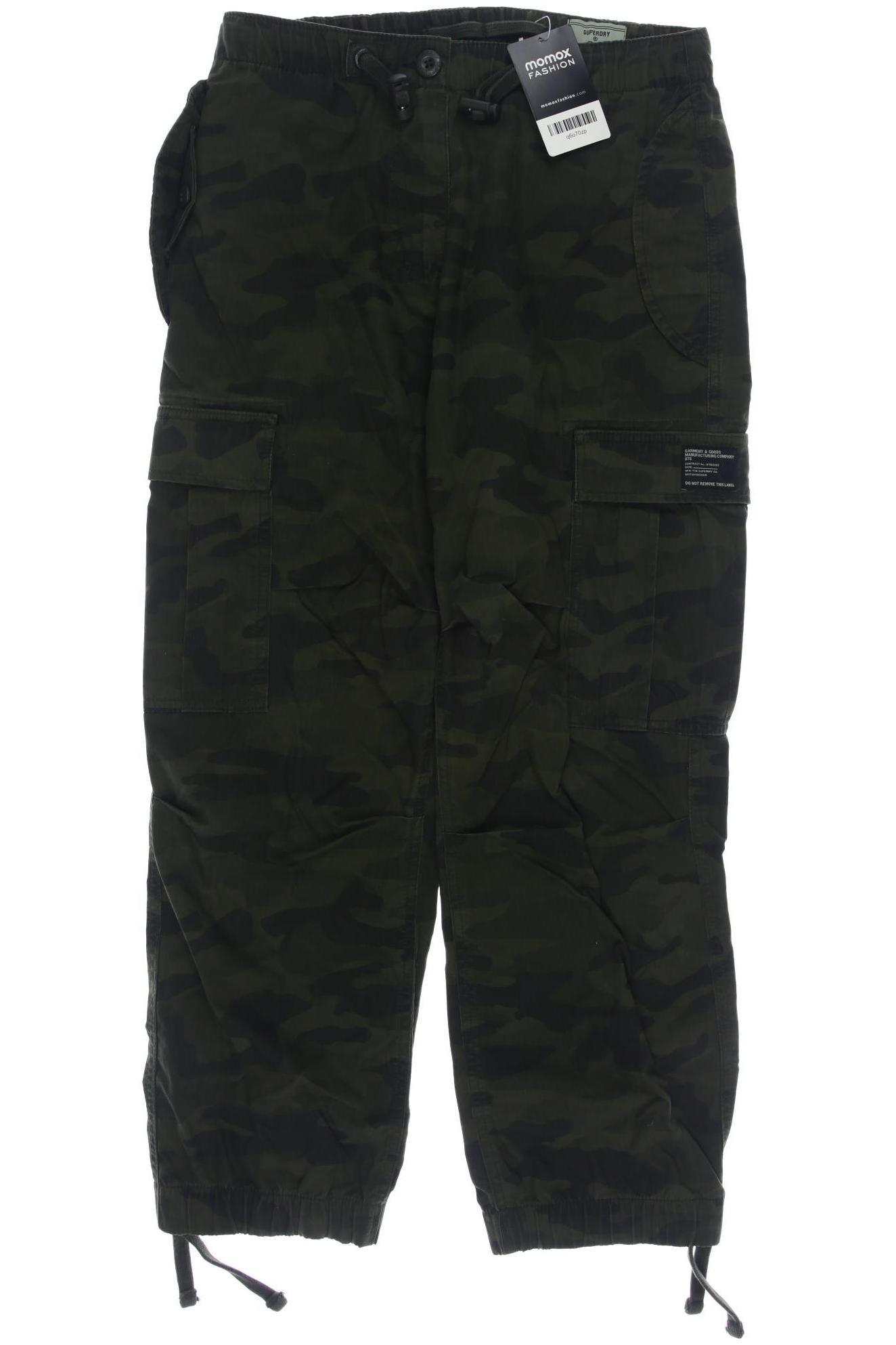 

Superdry Damen Stoffhose, grün, Gr. 26